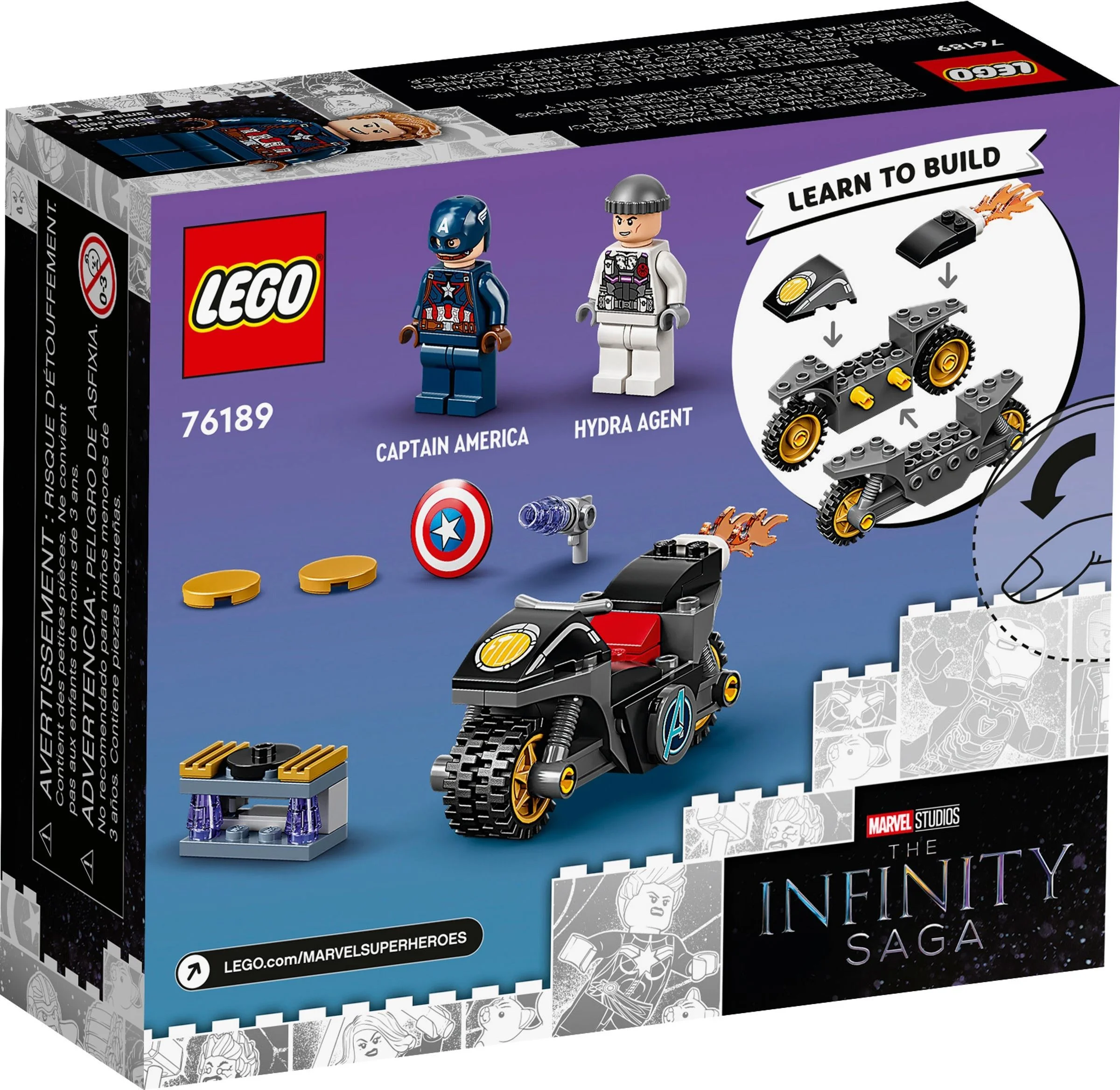 LEGO® 76189 Avengers Kapitan Ameryka i pojedynek z Hydrą - zdjęcie 7