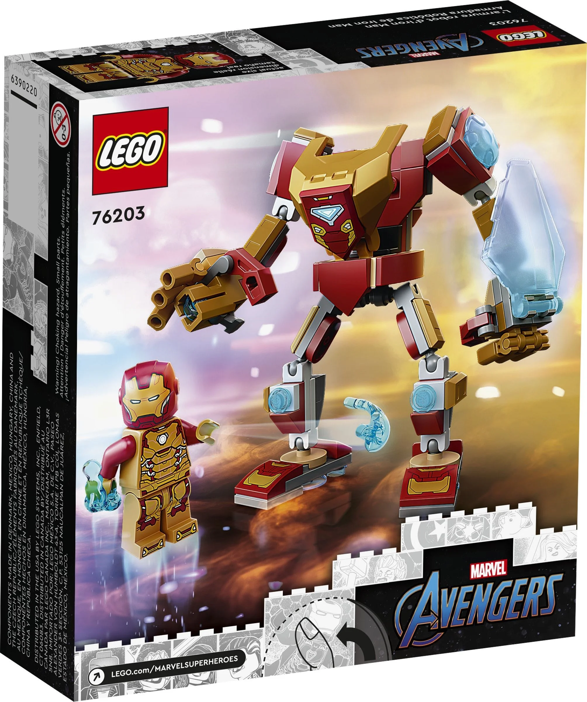 LEGO® 76203 Mechaniczna zbroja Iron Mana - zdjęcie 7