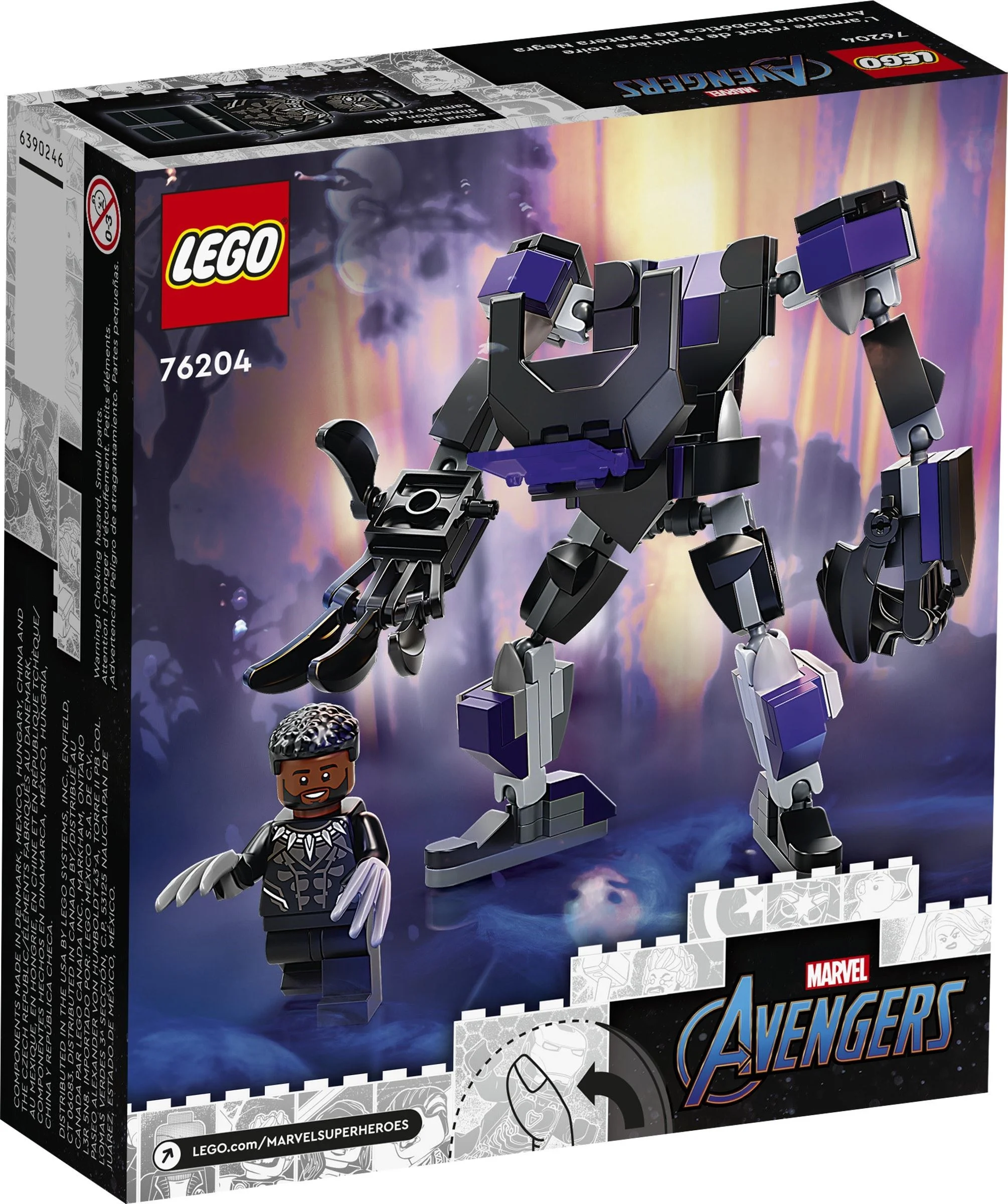 LEGO® 76204 Mechaniczna zbroja Czarnej Pantery - zdjęcie 8