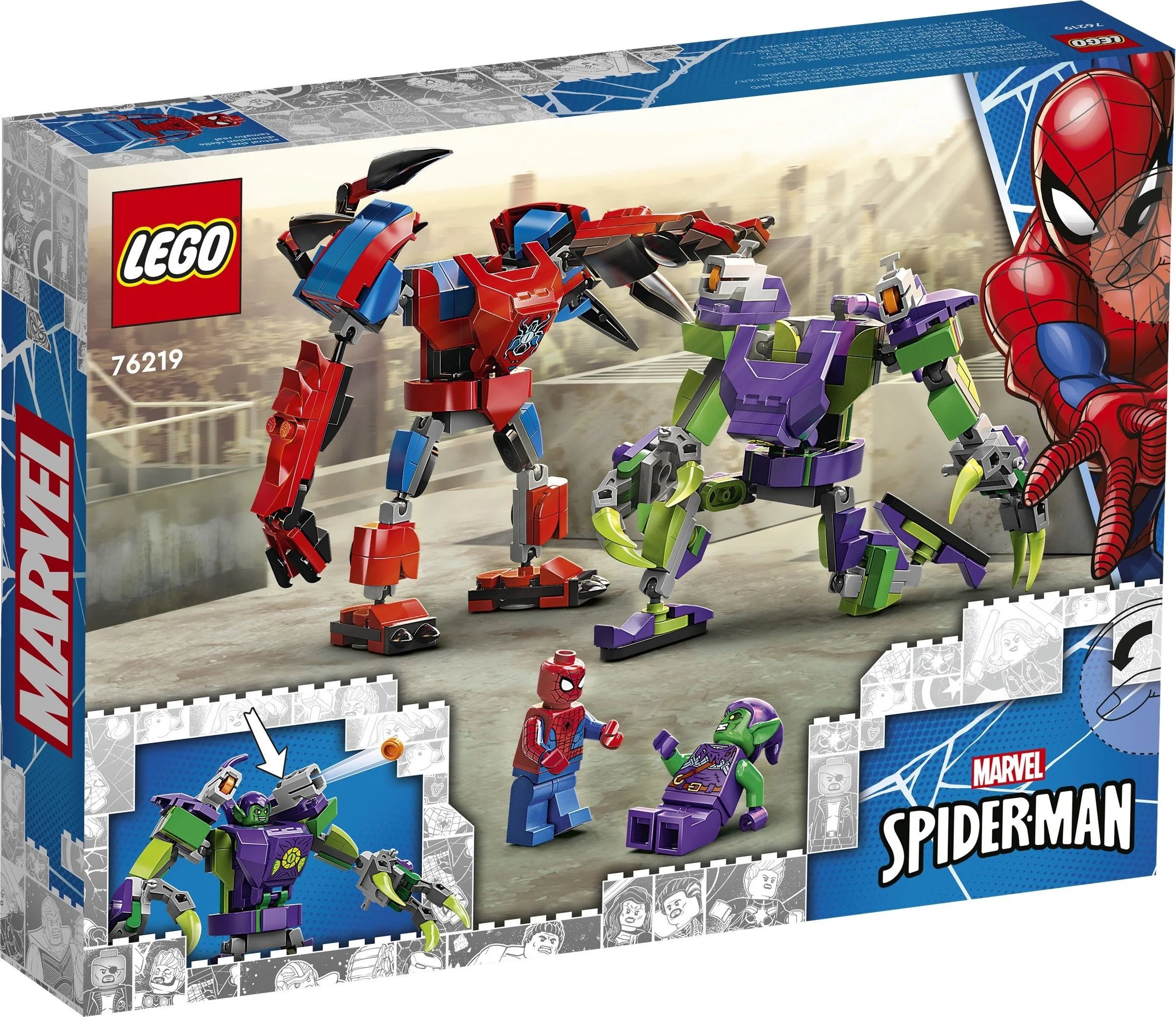 LEGO® 76219 Bitwa Mechów Spiderman Zielony Goblin Marvel Nowe - zdjęcie 3