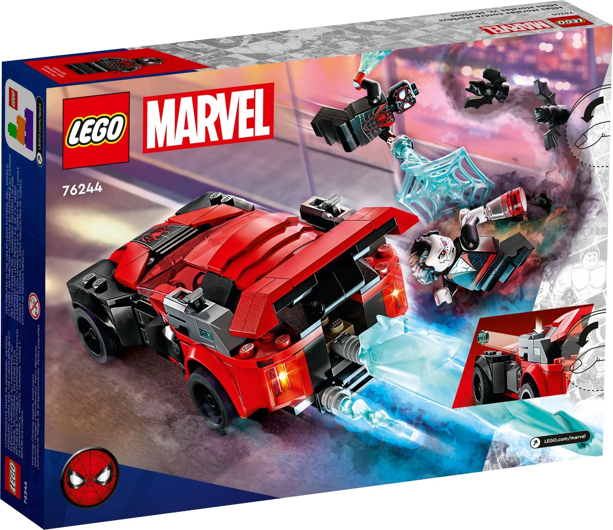LEGO® 76244 Miles Morales Kontra Morbius Zestaw Klocków - zdjęcie 5