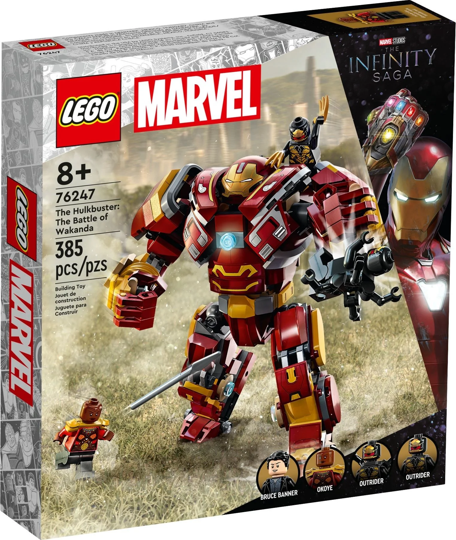 Opis Lego Heroes Hulkbuster: bitwa o Wakandę