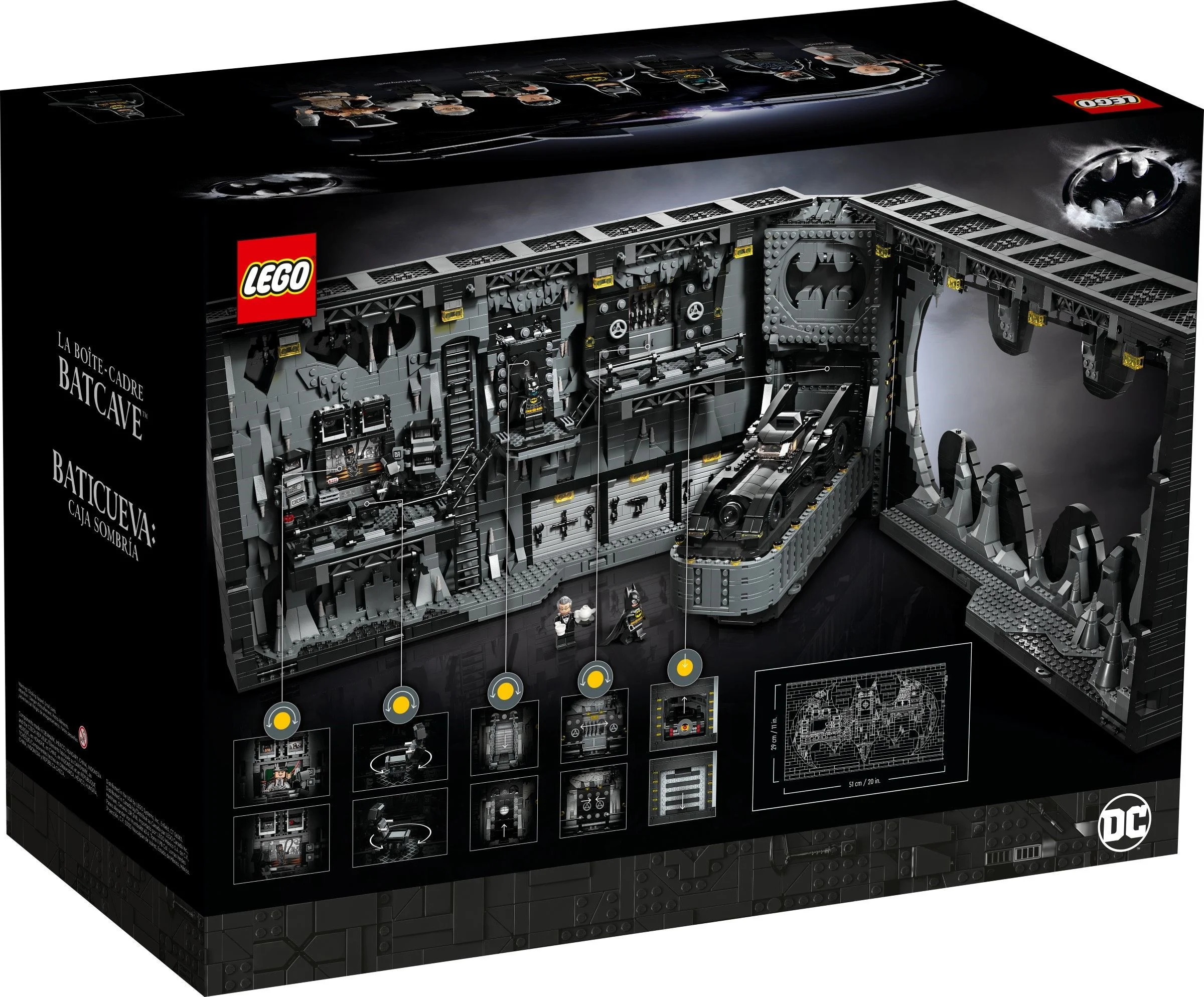 LEGO® 76252 Jaskinia Batmana w ramce Nowy Wielki Zestaw Unikat - zdjęcie 5