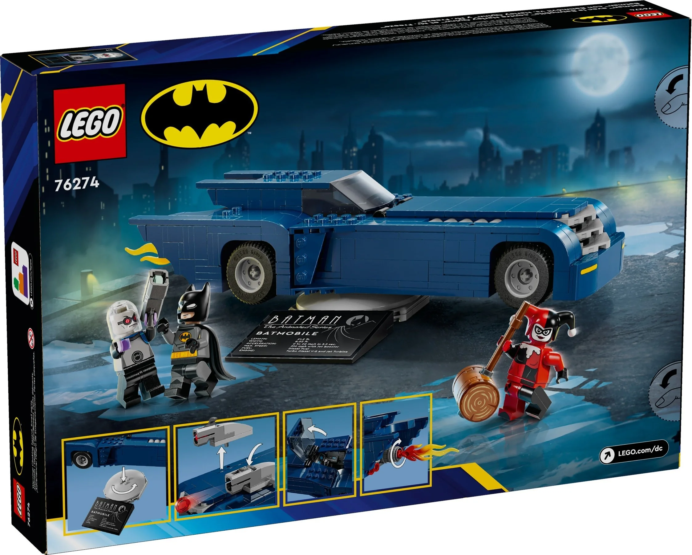 LEGO® 76274 Klocki Lego Batman z batmobilem kontra Harley Quinn i Mr. Freeze - zdjęcie 6
