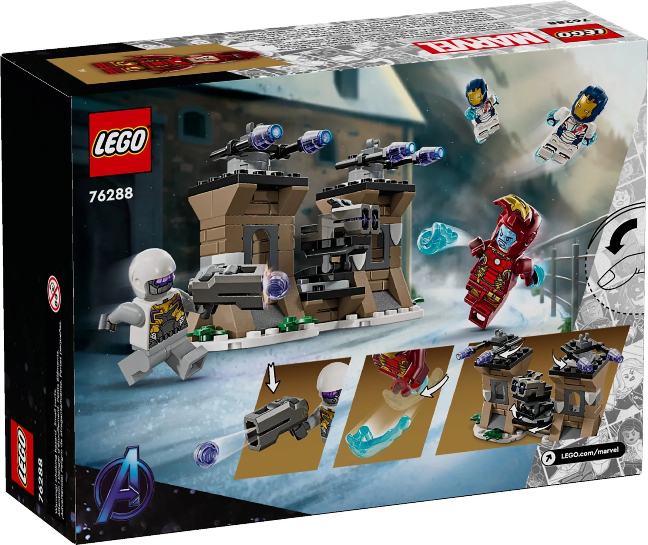LEGO® 76288 Iron Man i Iron Legion Kontra Żołnierz Hydry - zdjęcie 3