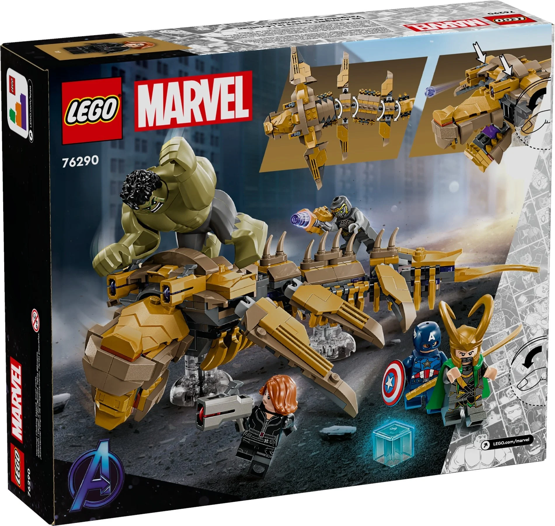 LEGO® 76290 Marvel Heroes Avengers kontra Lewiatan 76290 - zdjęcie 3