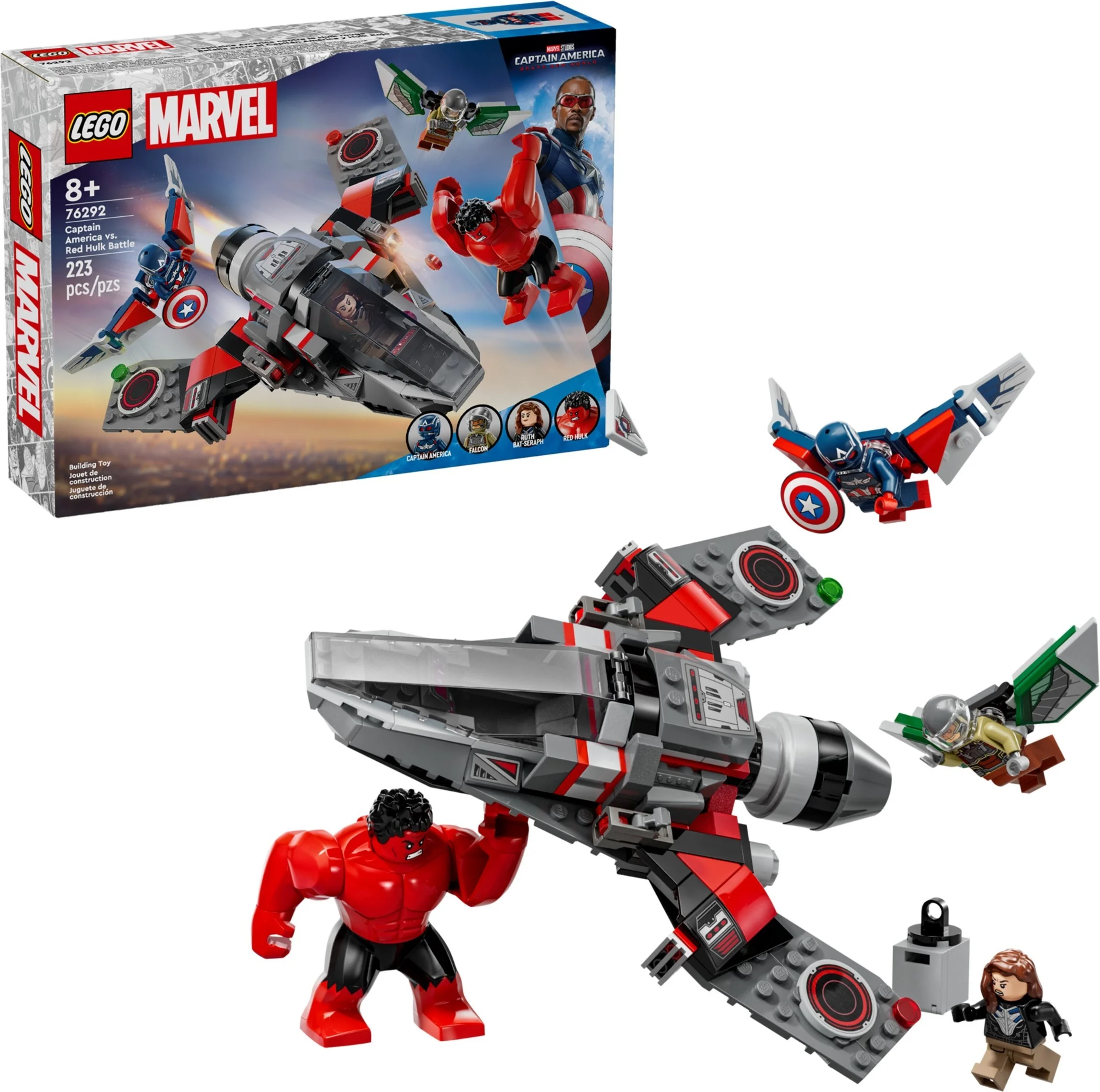 LEGO® 76292 Klocki Lego Marvel Kapitan Ameryka Czerwony Hulk bitwa - zdjęcie 5