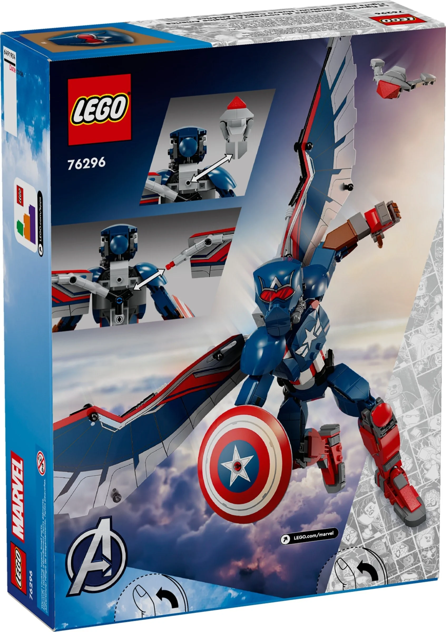 LEGO® 76296 Marvel Figurka Nowego Kapitana Ameryki
