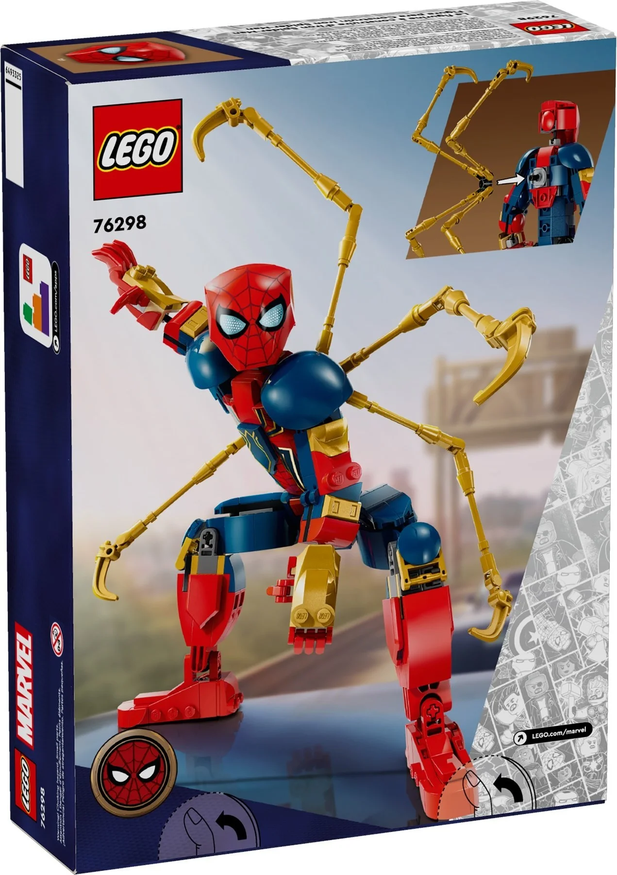 LEGO® 76298 Marvel Heroes Figurka Iron Spider-Mana 76298 - zdjęcie 4