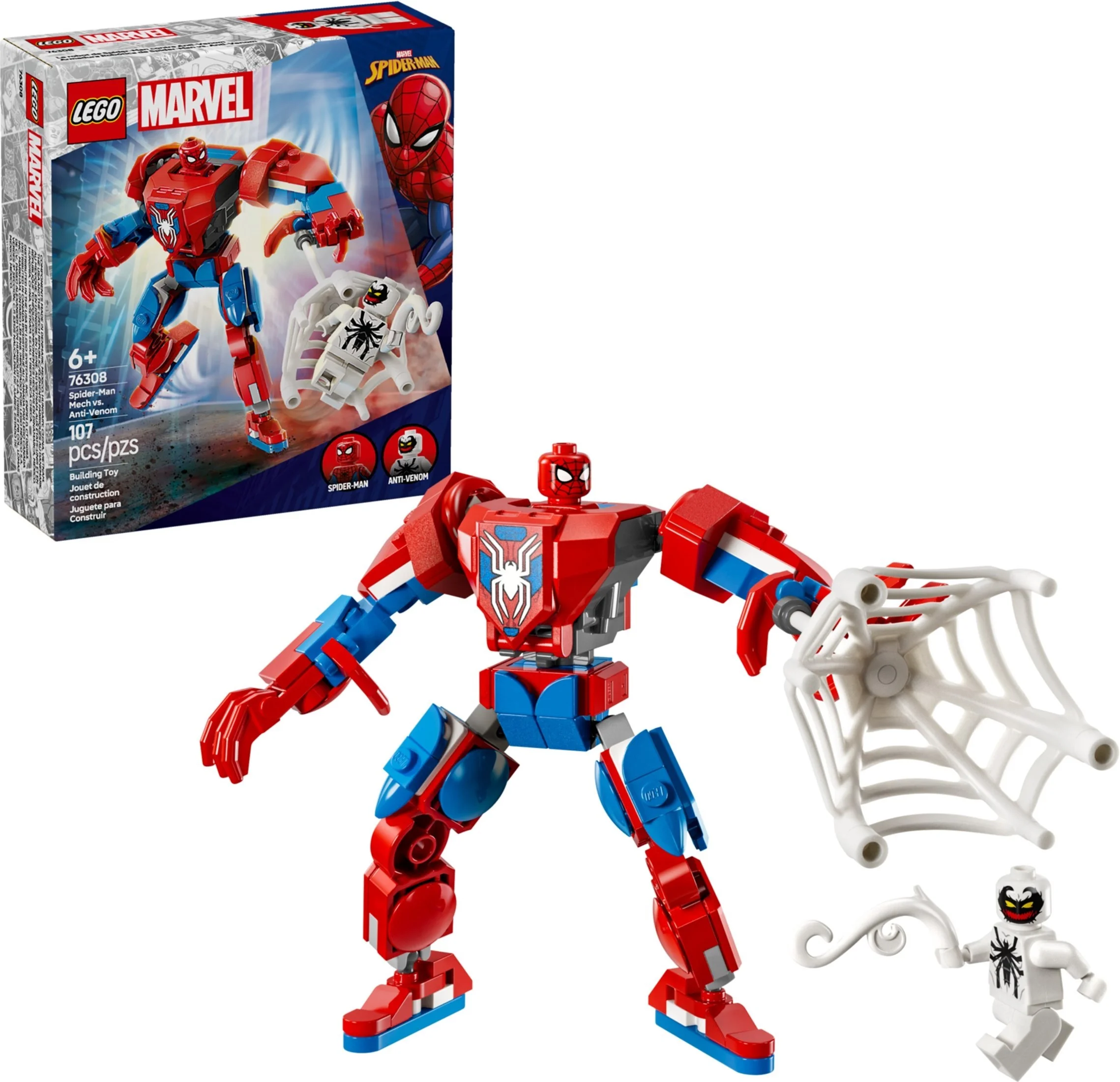 LEGO® 76308 Mech Spider-Mana kontra Anti-Venom - zdjęcie 3