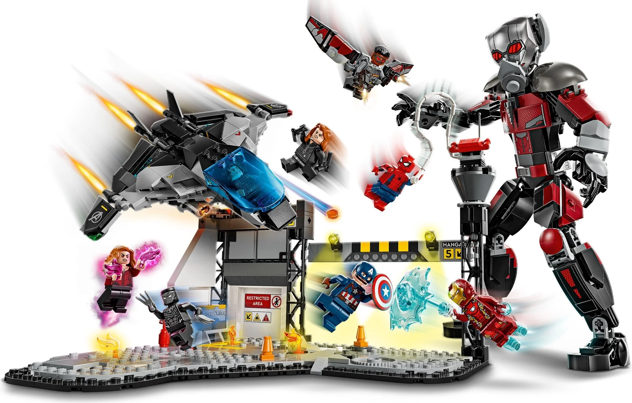 LEGO® 76314 Kapitan Ameryka: Wojna bohaterów - bitwa - zdjęcie 10