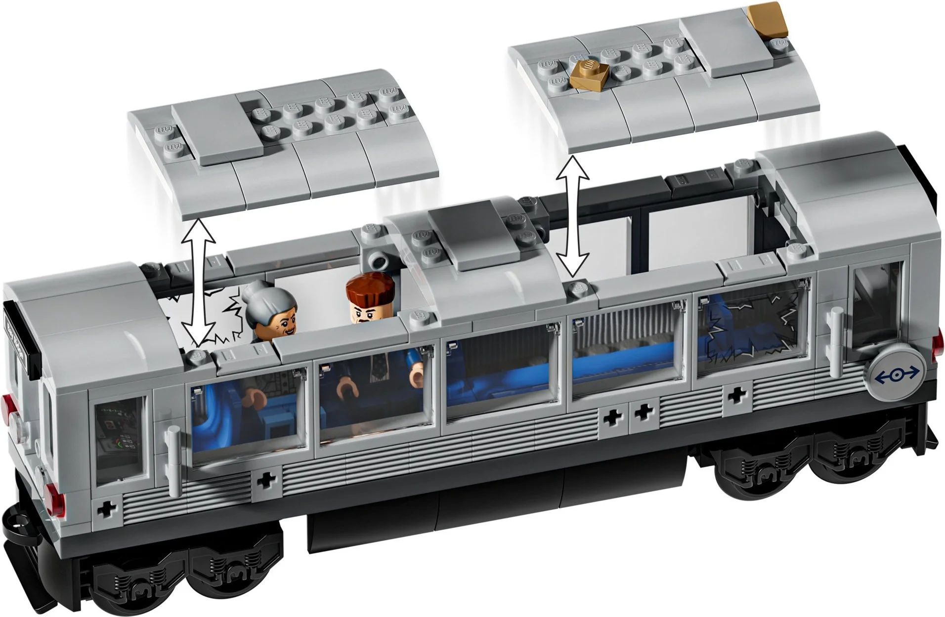 LEGO® 76321 Spider-Man kontra Doc Ock - scena w metrze - zdjęcie 7