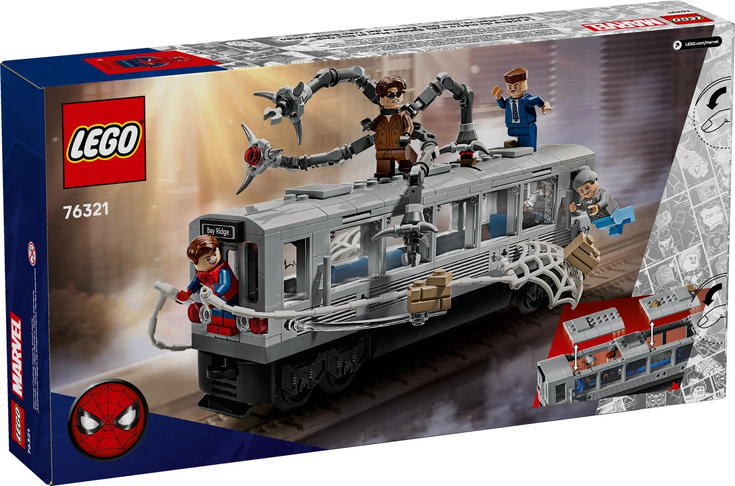 Spider-Man vs. Doc Ock Subway Train Scene