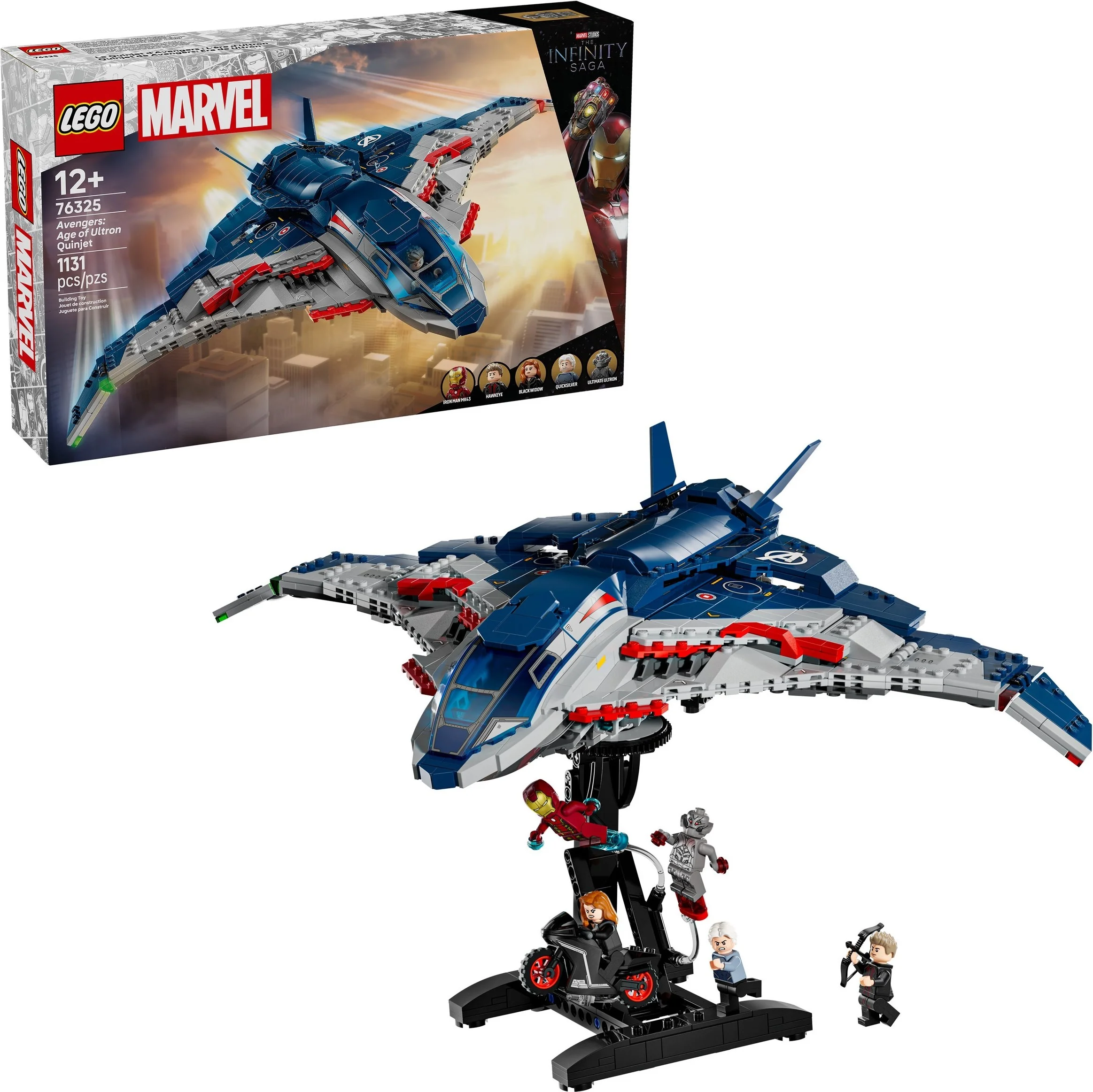 LEGO® 76325 Avengers: Czas Ultrona - Quinjet - zdjęcie 3