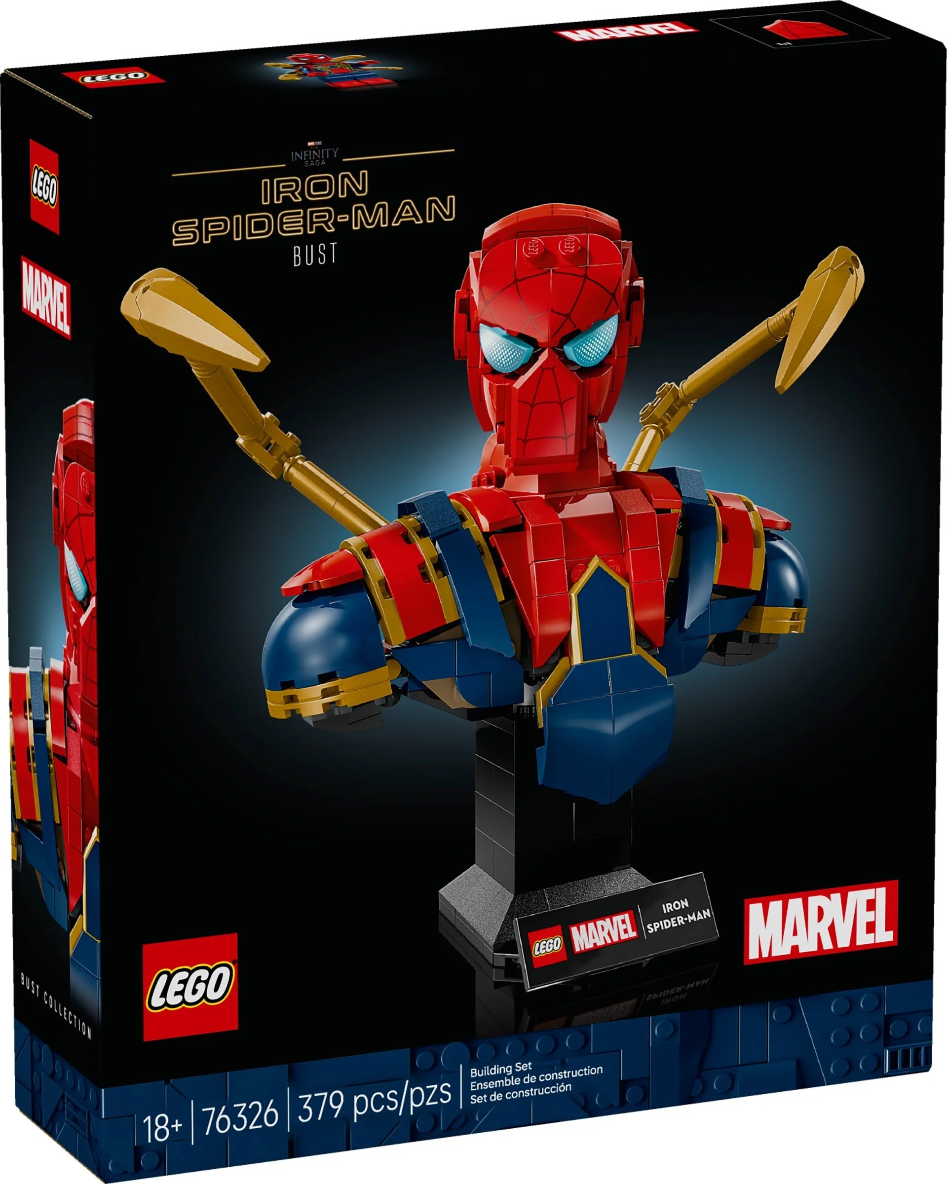 LEGO® 76326 Popiersie Iron Spider-Mana - zdjęcie 3