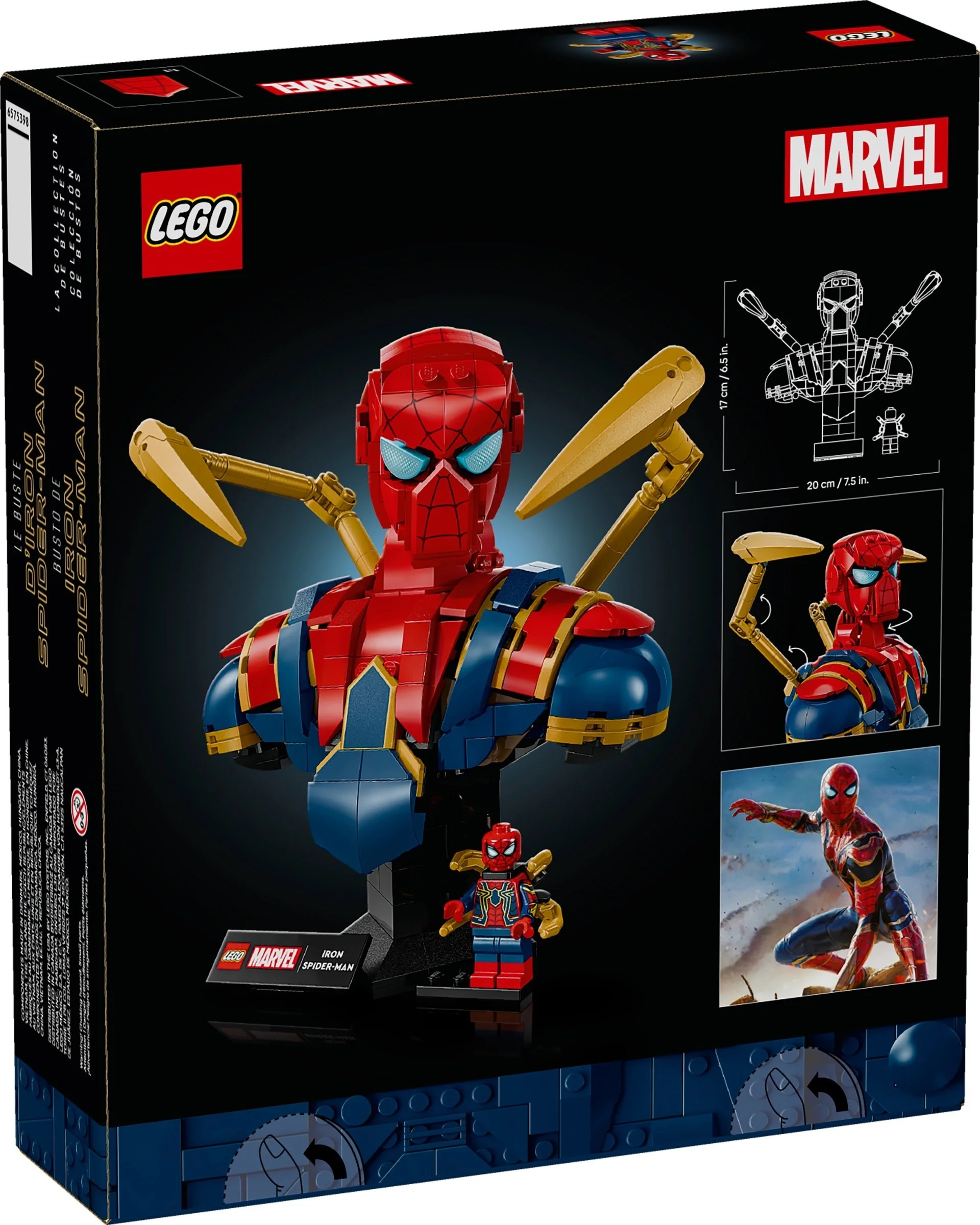 LEGO® 76326 Popiersie Iron Spider-Mana - zdjęcie 5