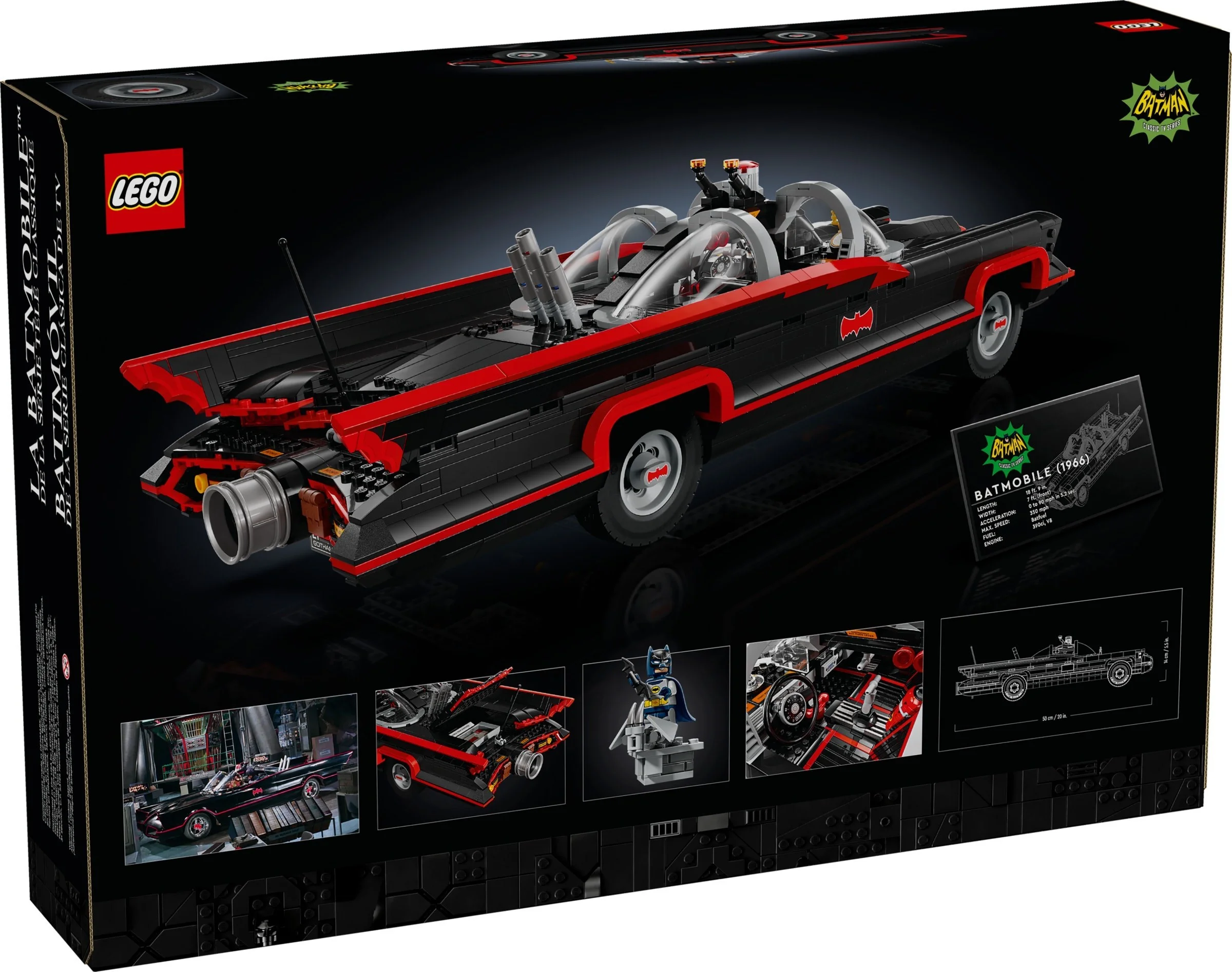 LEGO® 76328 Klasyczny serial telewizyjny Batman - Batmobil