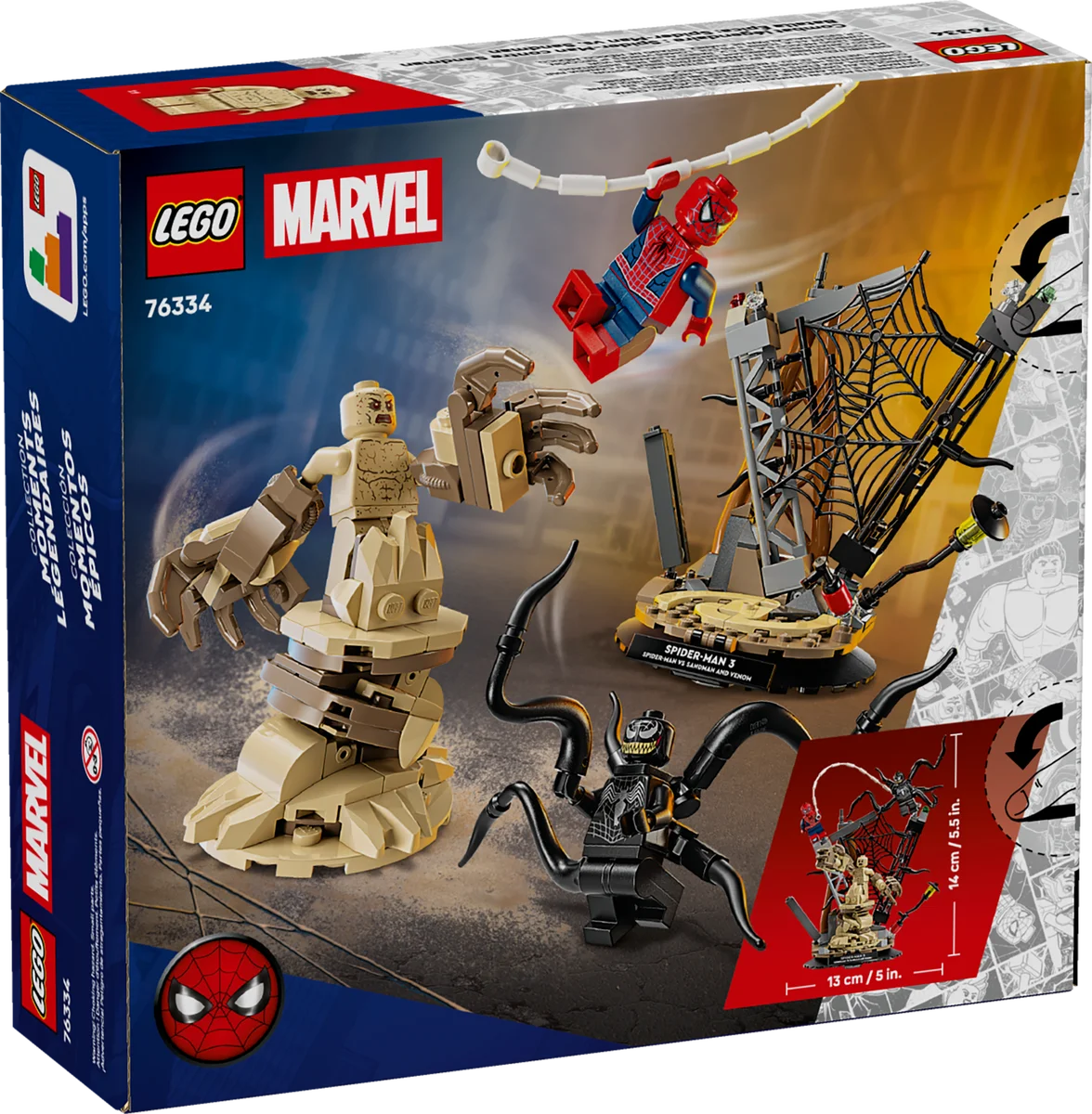 LEGO® 76334 Epicka bitwa: Spider-Man kontra Sandman - zdjęcie 5