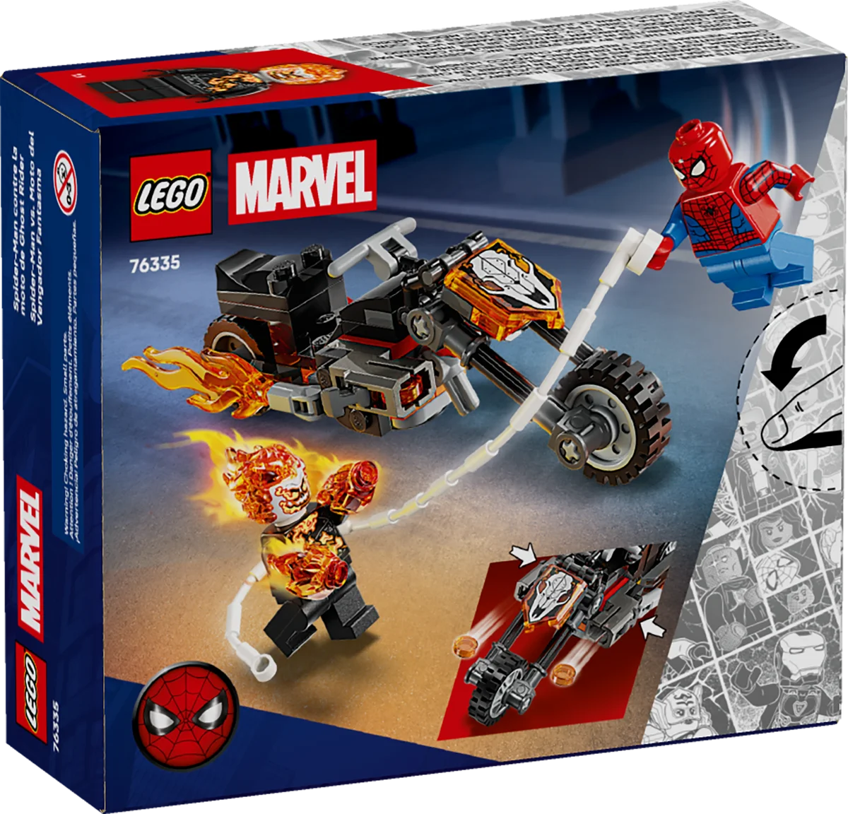 LEGO® 76335 Heroes Spider-man Kontra Ghost Rider na Motocyklu - zdjęcie 6