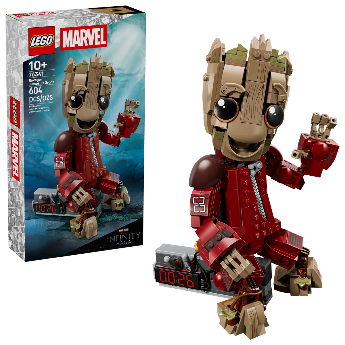 LEGO® 76341 Zestaw klocków Lego Marvel Heroes Groot w stroju Ravagera