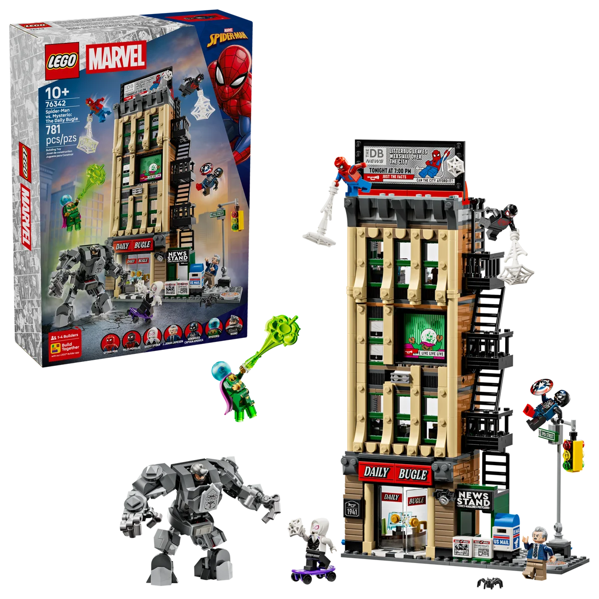 LEGO® 76342 LEGO Super Heroes Spider-Man kontra Mysterio: Daily Bugle - zdjęcie 3