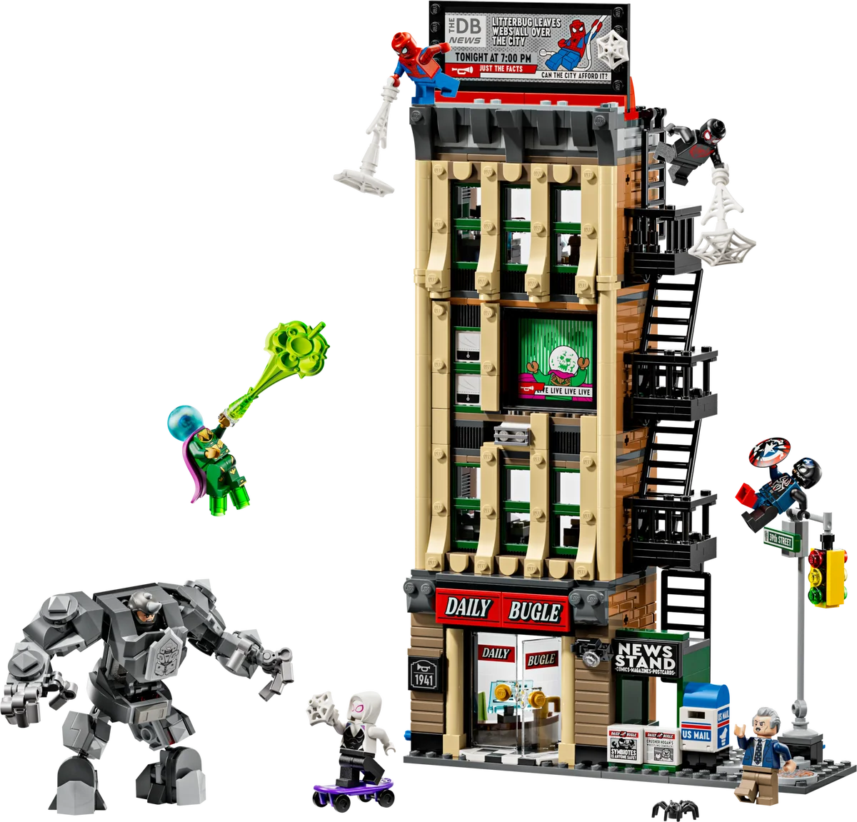 LEGO® 76342 LEGO Super Heroes Spider-Man kontra Mysterio: Daily Bugle - zdjęcie 13