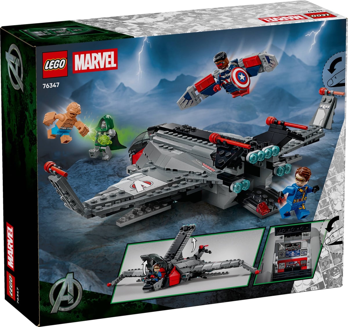 LEGO® 76347 Avengers: Doomsday Quinjet - zdjęcie 3