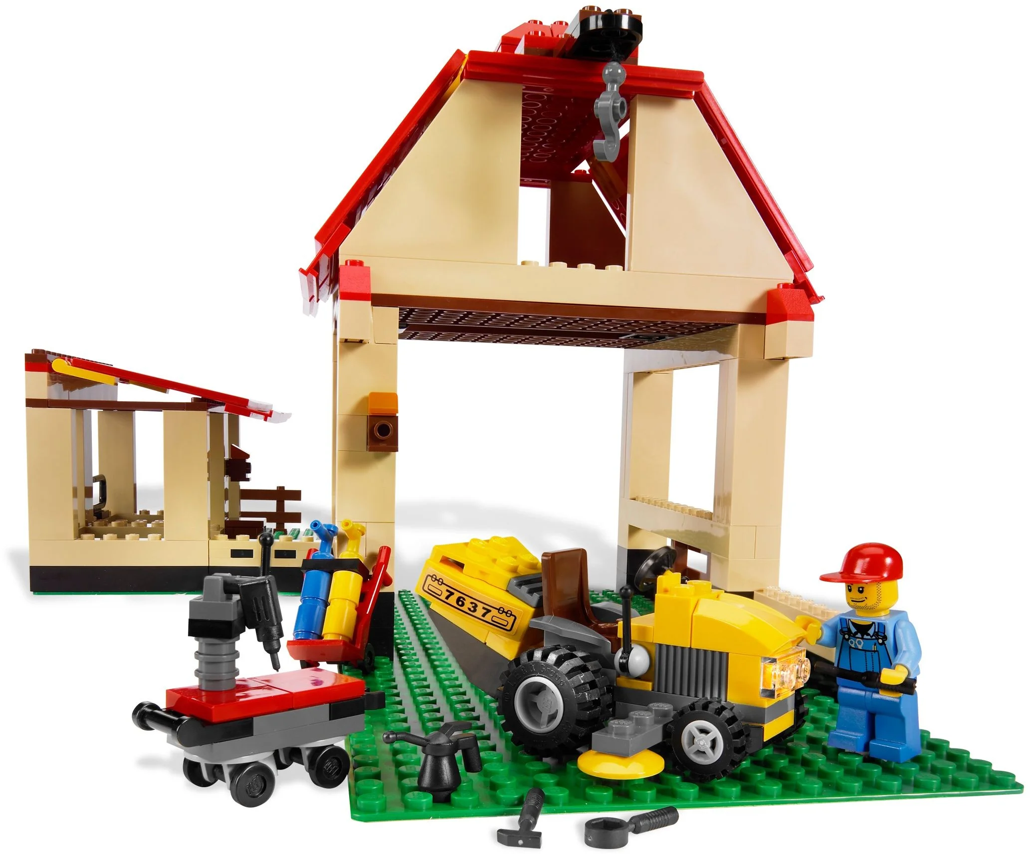 LEGO® 7637 City Farma Gospodarstwo Rolne Traktor - zdjęcie 3