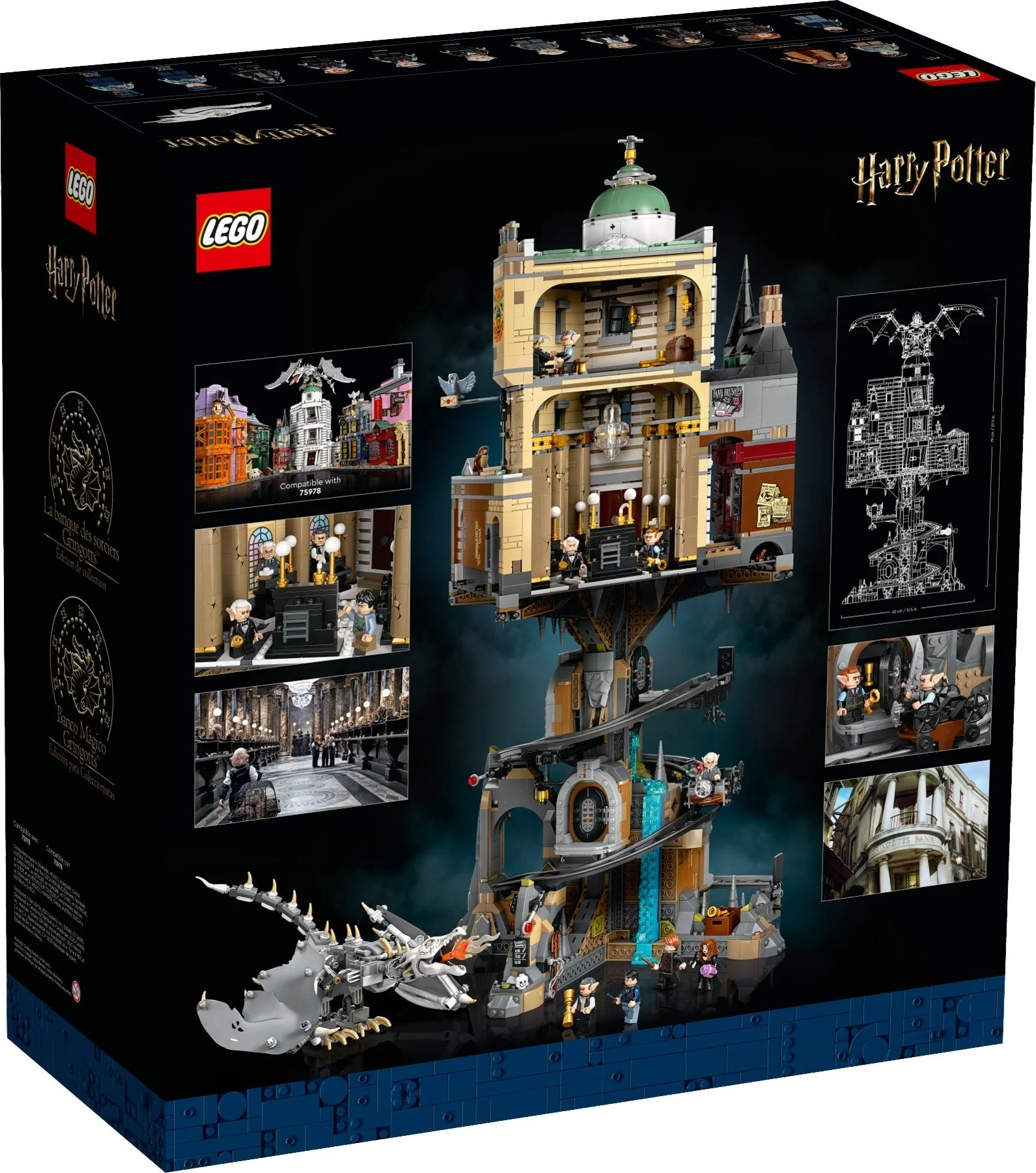 LEGO® 76417 Potter Bank Gringotta — edycja kolekcjonerska - zdjęcie 6