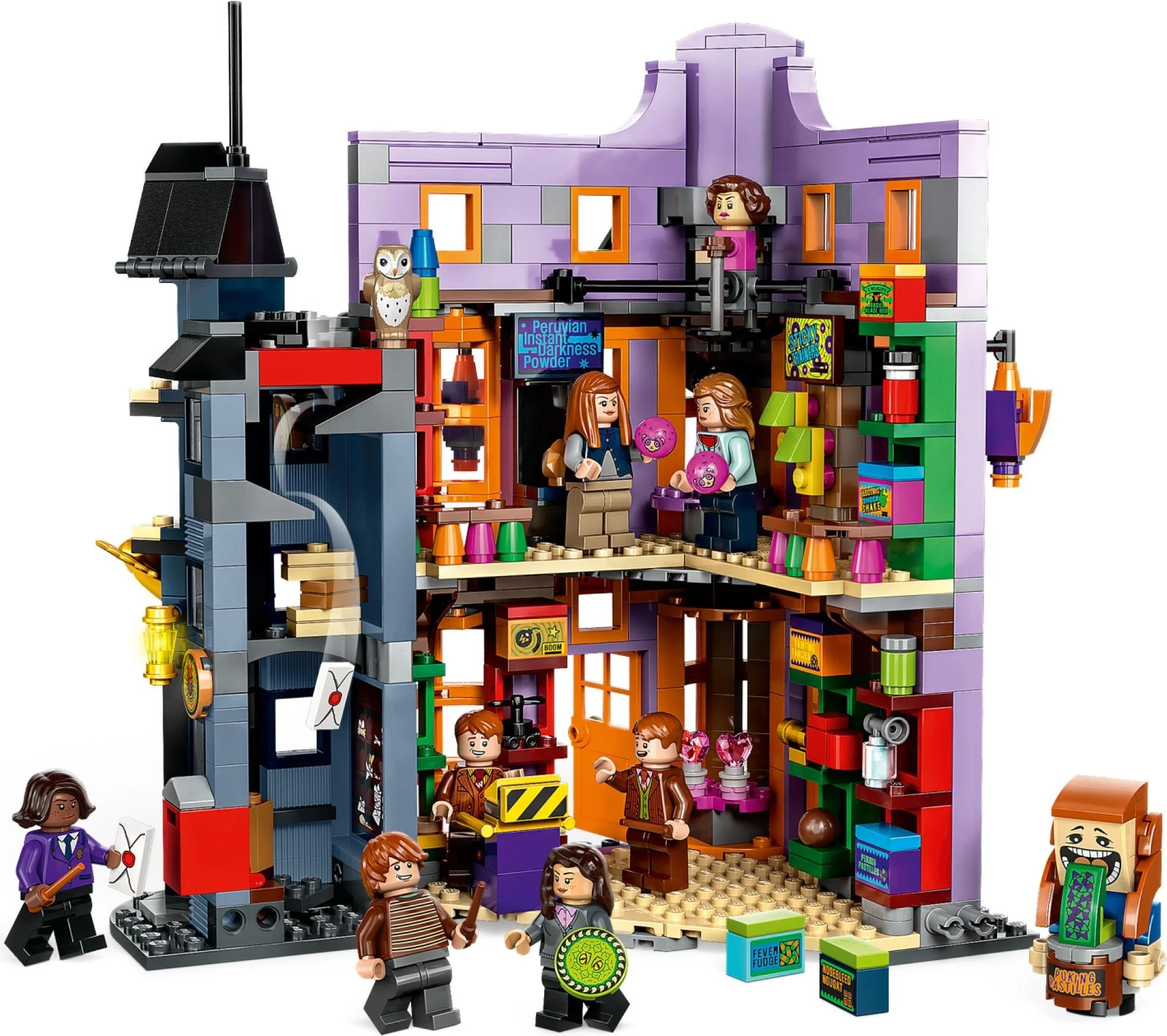LEGO® 76422 Klocki Lego Harry Potter Ulica Pokątna: Magiczne dowcipy Weasleyów - zdjęcie 3