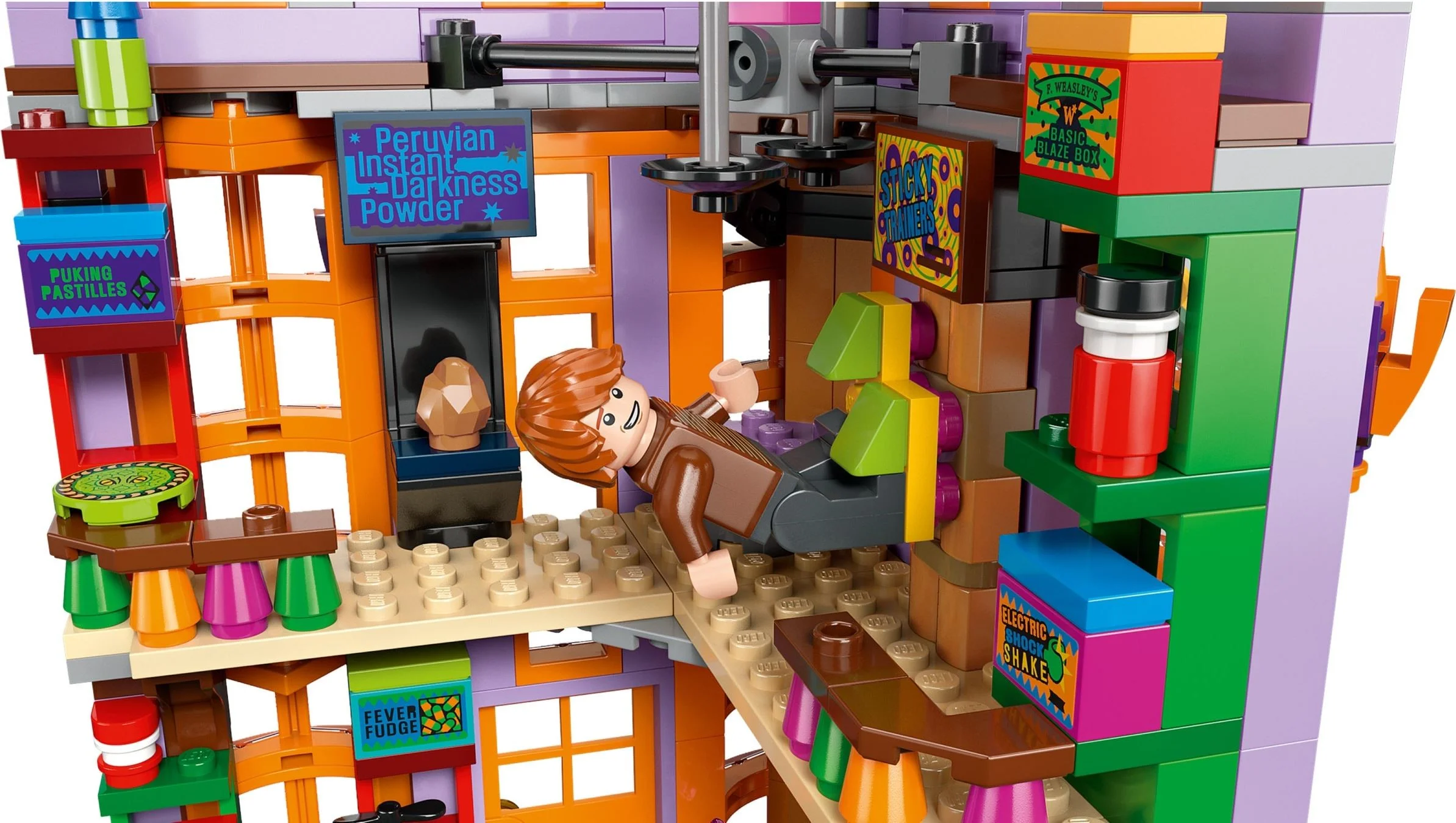 LEGO® 76422 Klocki Lego Harry Potter Ulica Pokątna: Magiczne dowcipy Weasleyów - zdjęcie 4