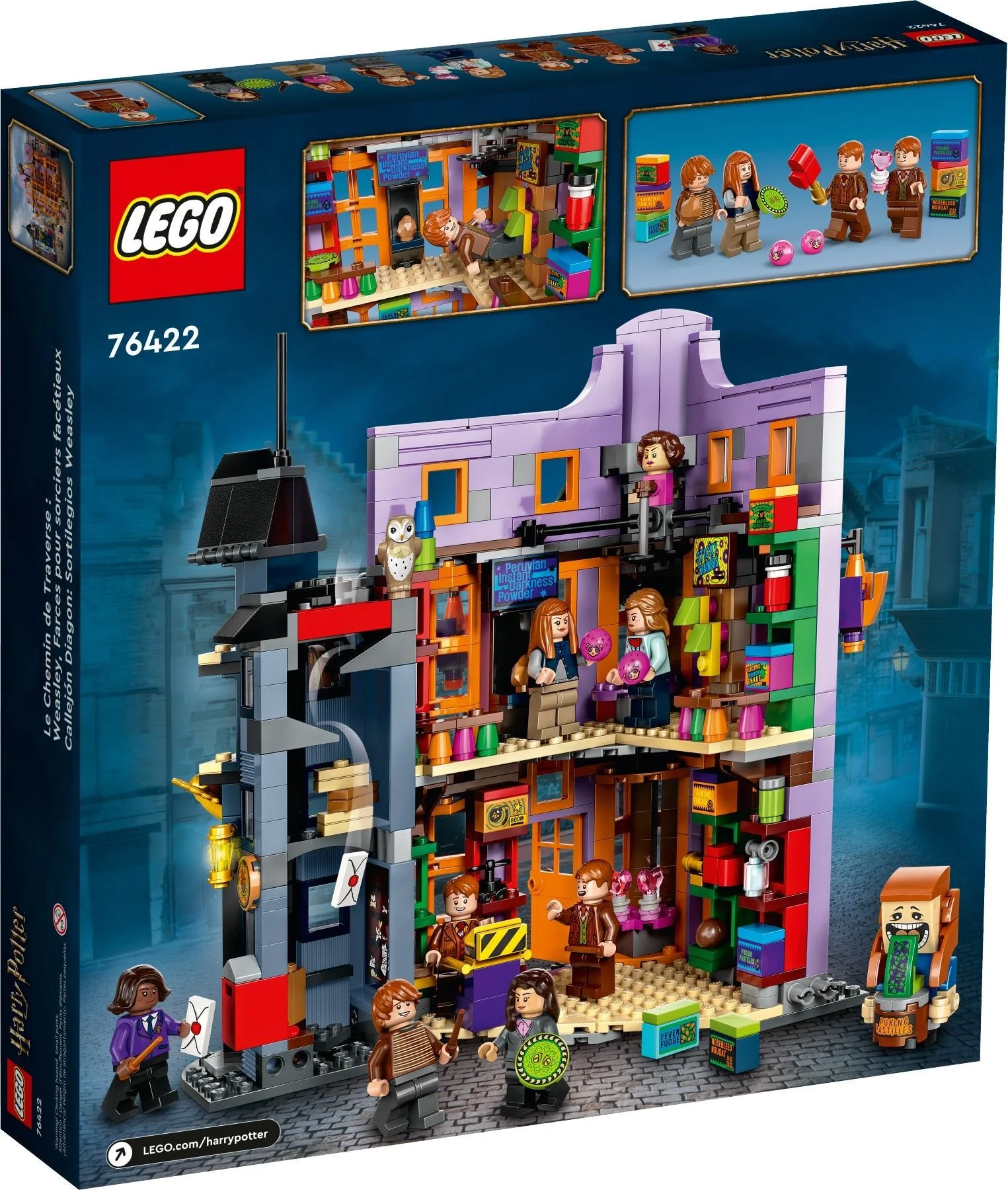 LEGO® 76422 Klocki Lego Harry Potter Ulica Pokątna: Magiczne dowcipy Weasleyów - zdjęcie 6