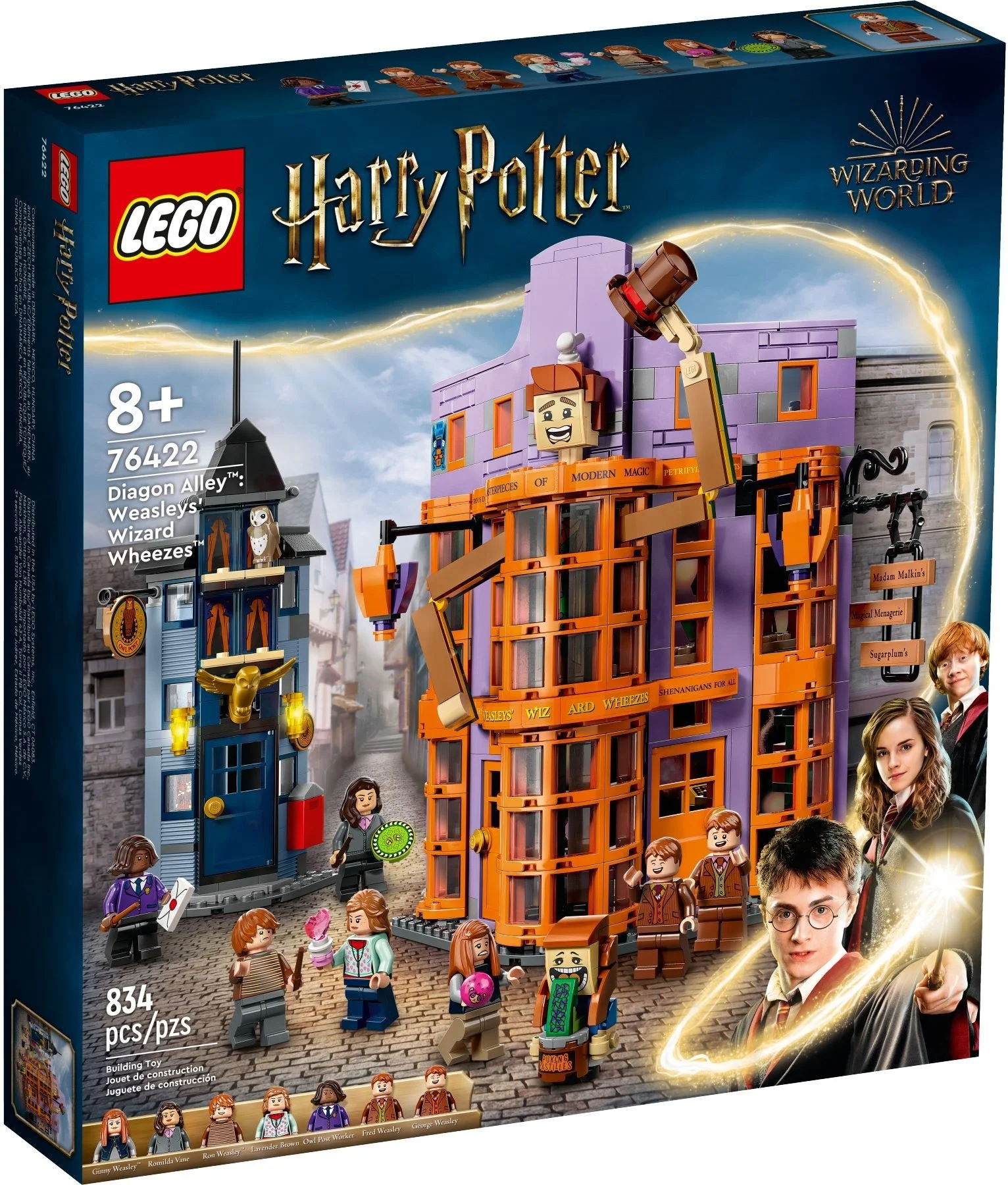 Klocki Lego Harry Potter Ulica Pokątna: Magiczne dowcipy Weasleyów