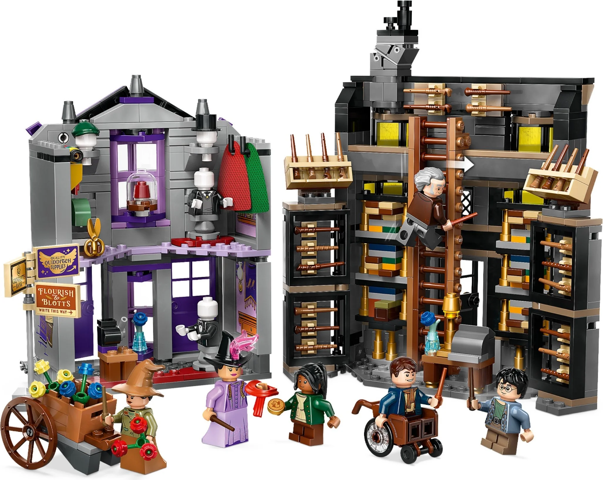 LEGO® 76439 Sklepy Ollivandera™ i Madame Malkin - zdjęcie 2