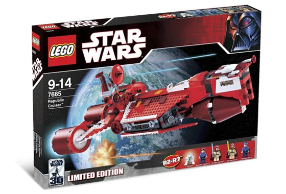 LEGO® 7665 Star Wars Republic Cruiser Nowy Nowy Unikat - zdjęcie 2