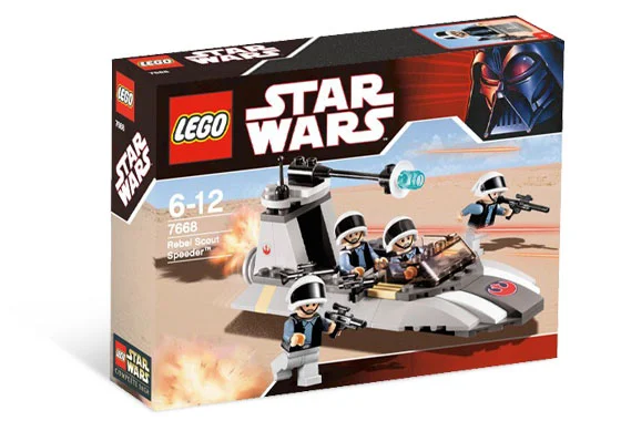LEGO® 7668 Wars Rebel Scout Speeder Nowe - zdjęcie 2