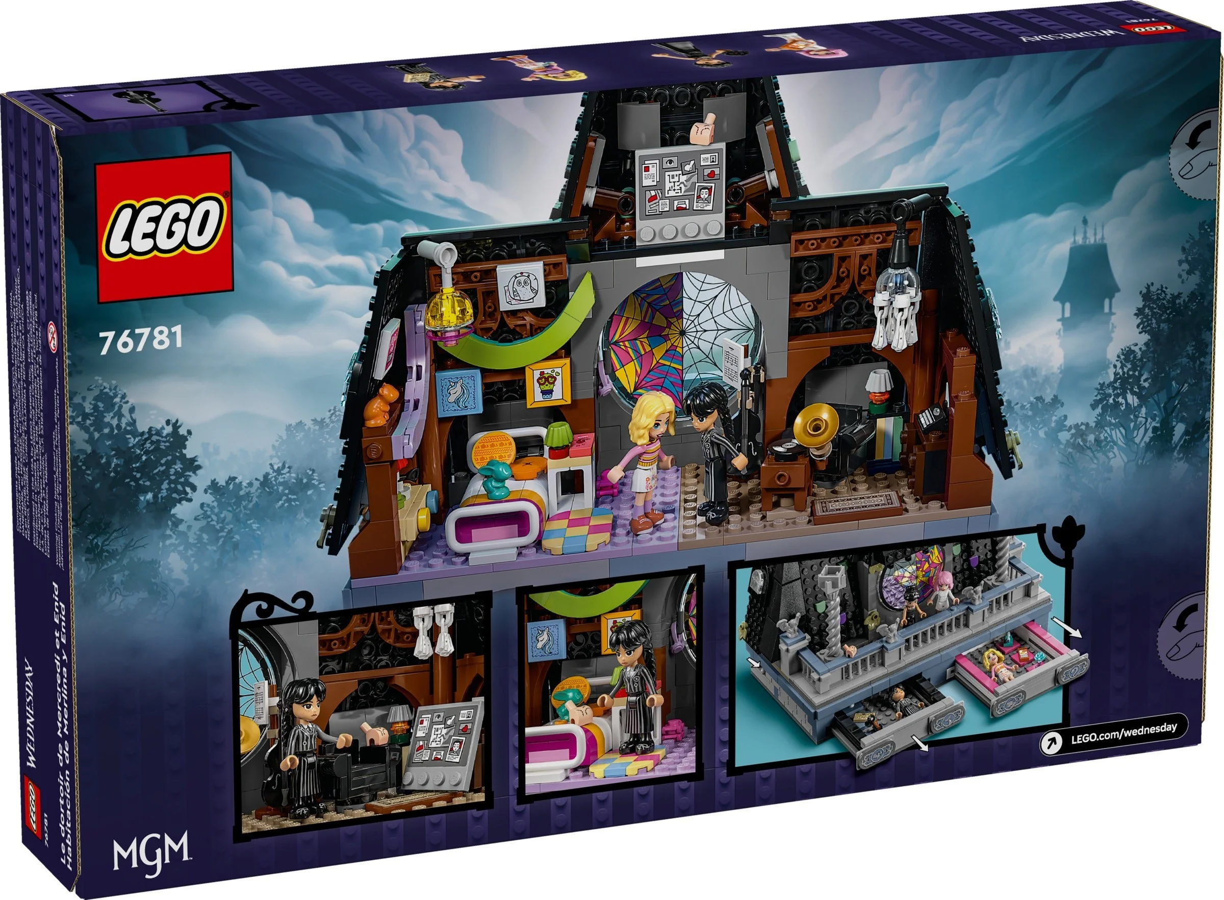 LEGO® 76781 Pokój Wednesday i Enid