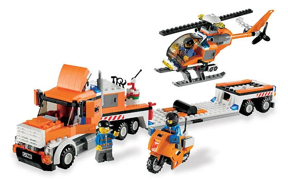 LEGO® 7686 Lego City Laweta do przewozu helikoptera - zdjęcie 2