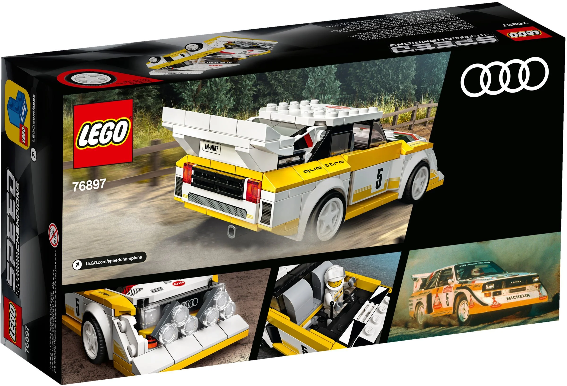 LEGO® 76897 Speed Champions 1985 Audi Sport quattro S1 - zdjęcie 5
