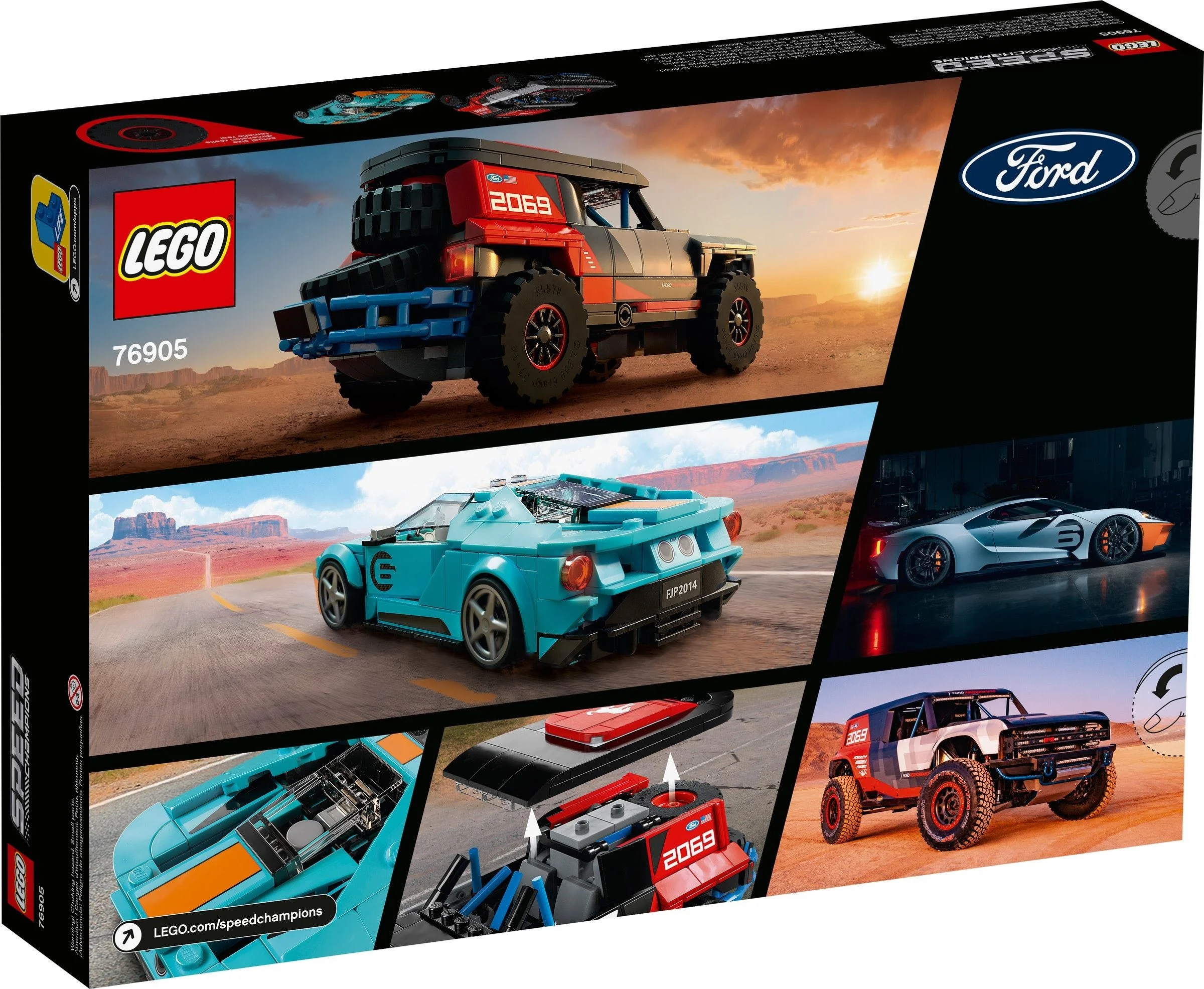 LEGO® 76905 Speed Champions Ford Gt Heritage Edition i Bronco R - zdjęcie 3