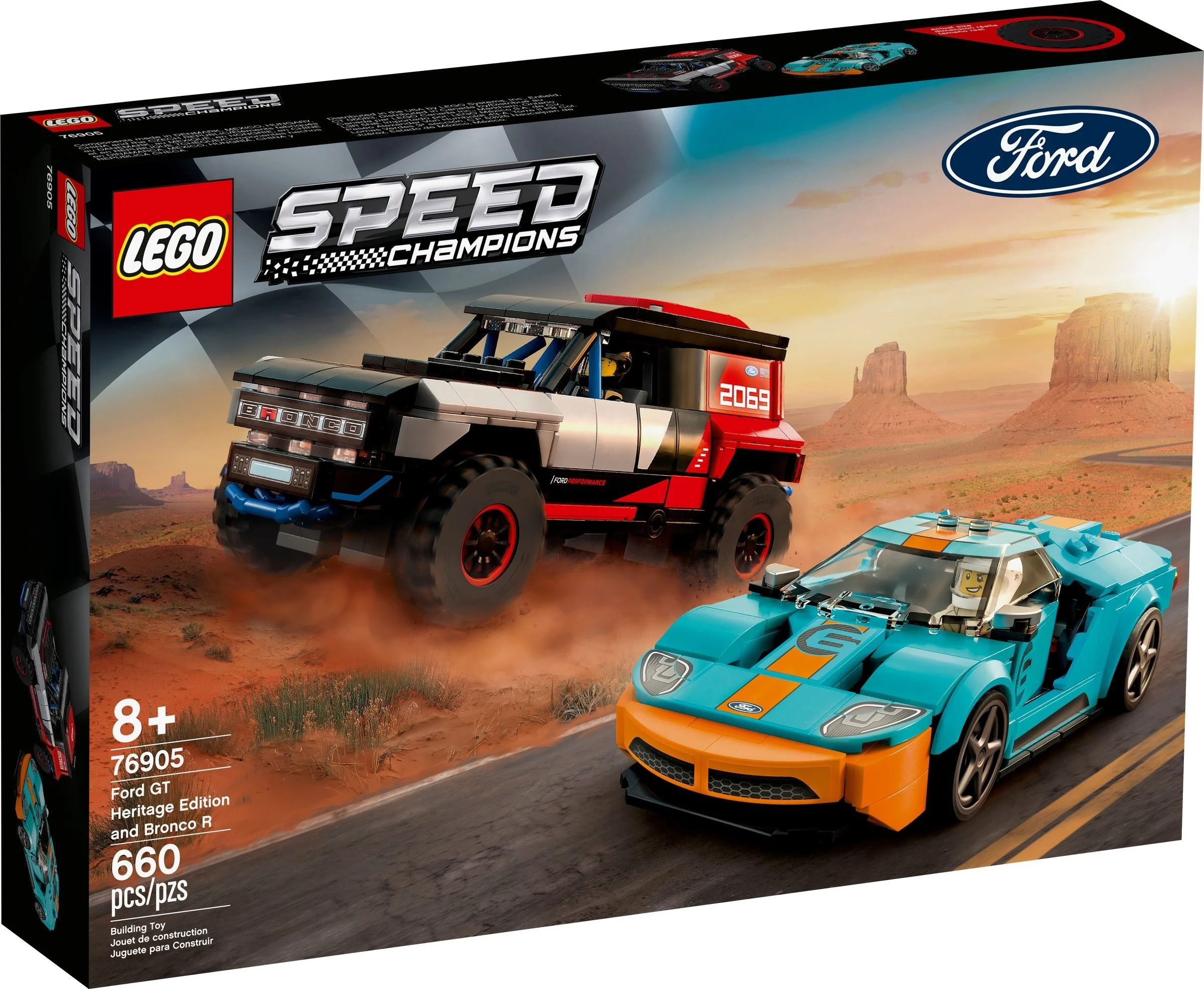 Speed Champions Ford Gt Heritage Edition i Bronco R