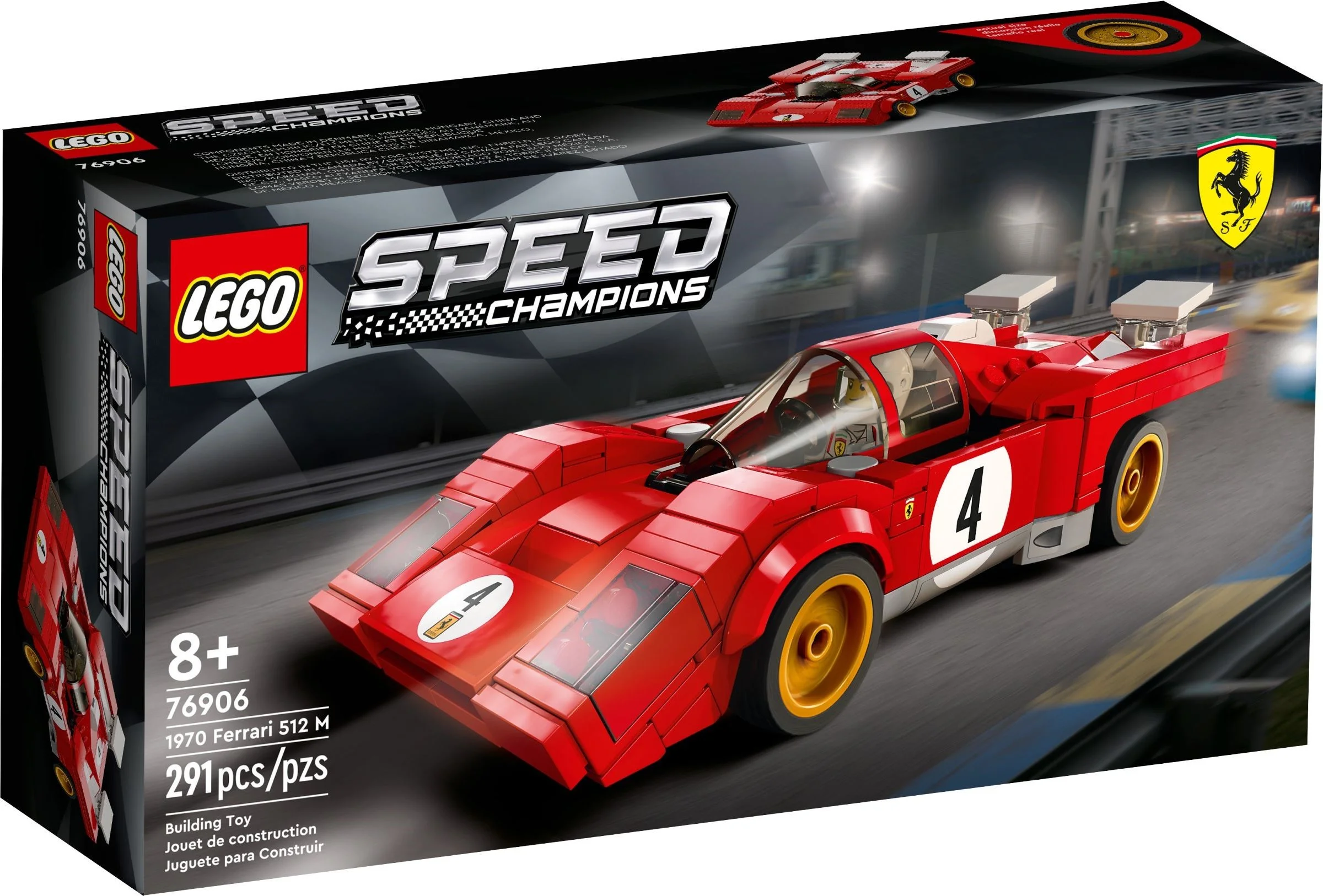 LEGO® 76906 1970 Ferrari 512 M Wgniecione Opakowanie! - zdjęcie 4