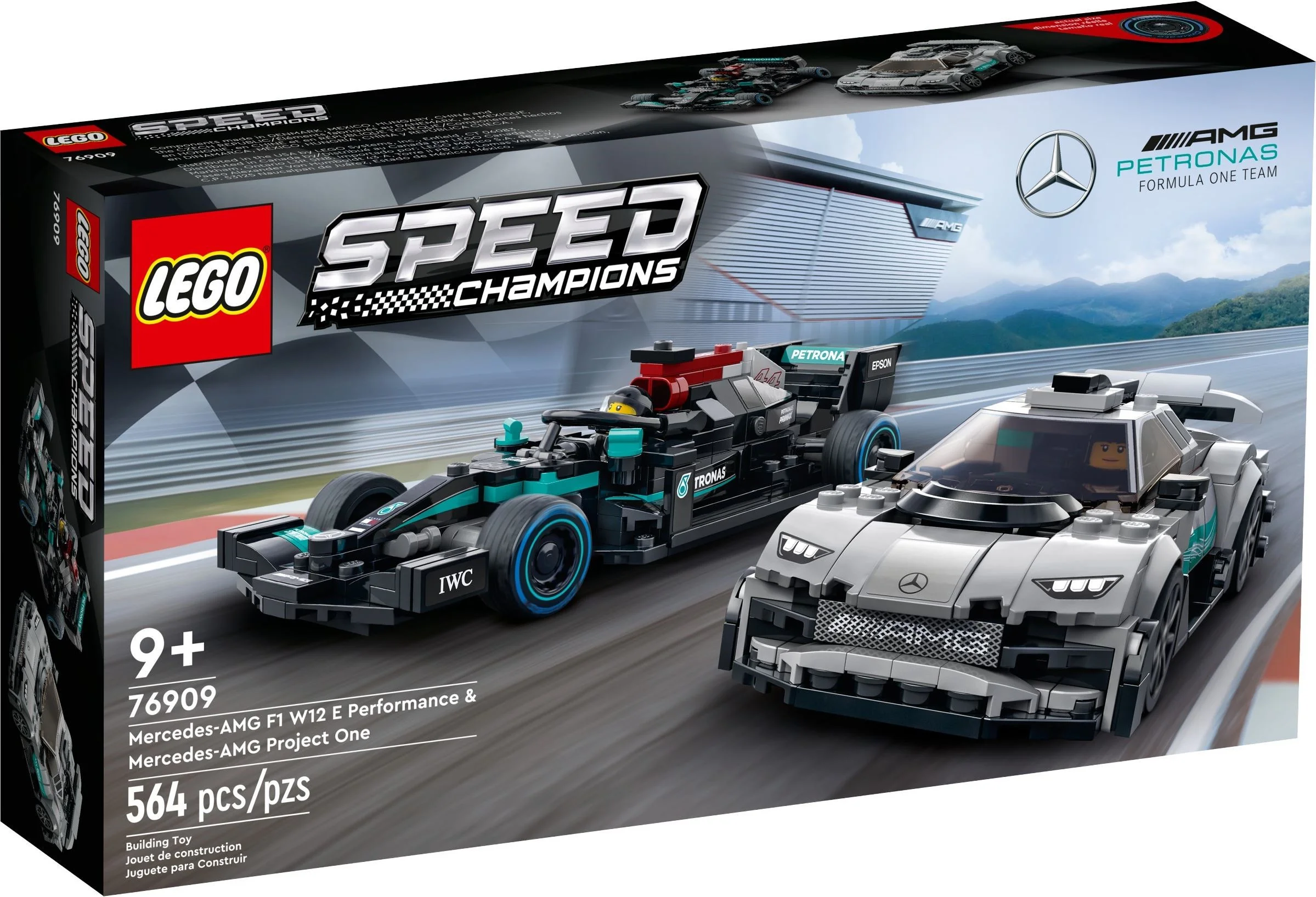 LEGO® 76909 Speed Champions Mercedes-AMG F1 W12 E Performance i Mercedes-AMG ONE - zdjęcie 2