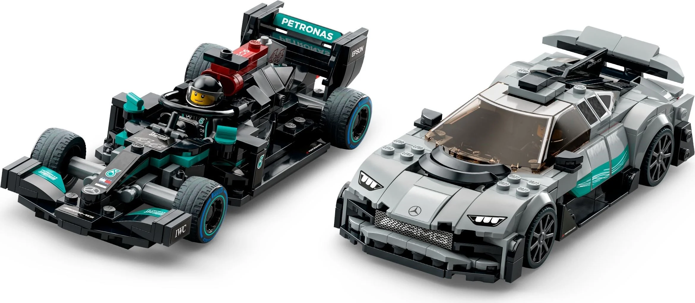 LEGO® 76909 Speed Champions Mercedes-AMG F1 W12 E Performance i Mercedes-AMG ONE - zdjęcie 10