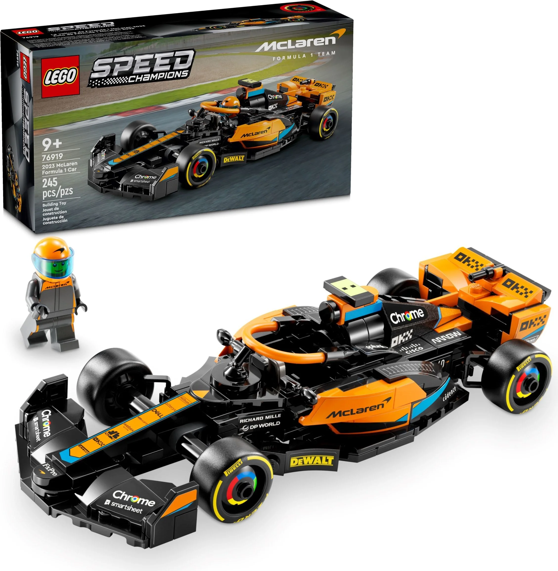 Samochód wyścigowy McLaren Formula 1 wersja 2023