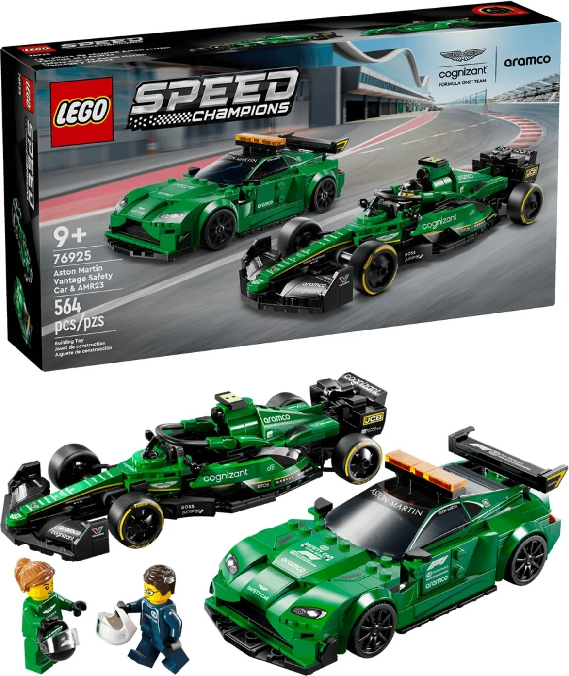 LEGO® 76925 Samochód bezpieczeństwa Aston Martin i AMR23 - zdjęcie 8