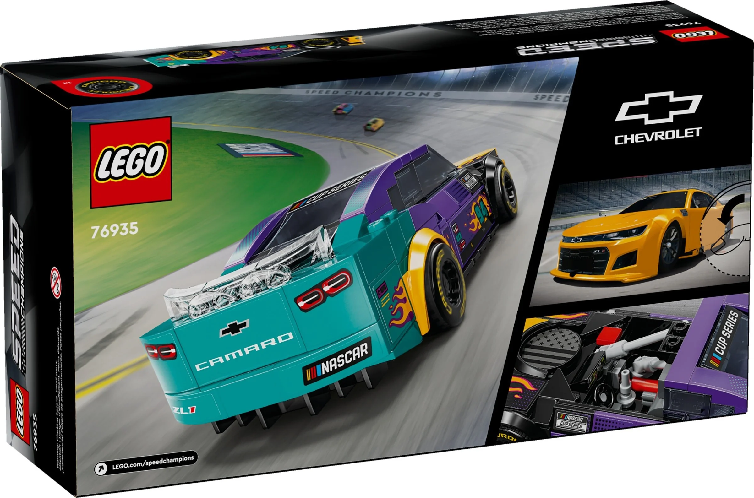 Klocki Lego Speed Champions Nascar Chevrolet Camaro ZL1 328 elementów