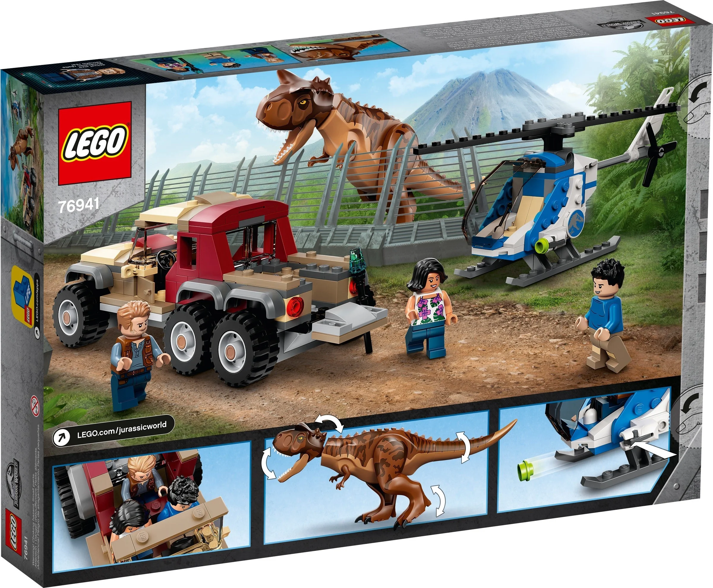 LEGO® 76941 Pościg za karnotaurem - zdjęcie 3