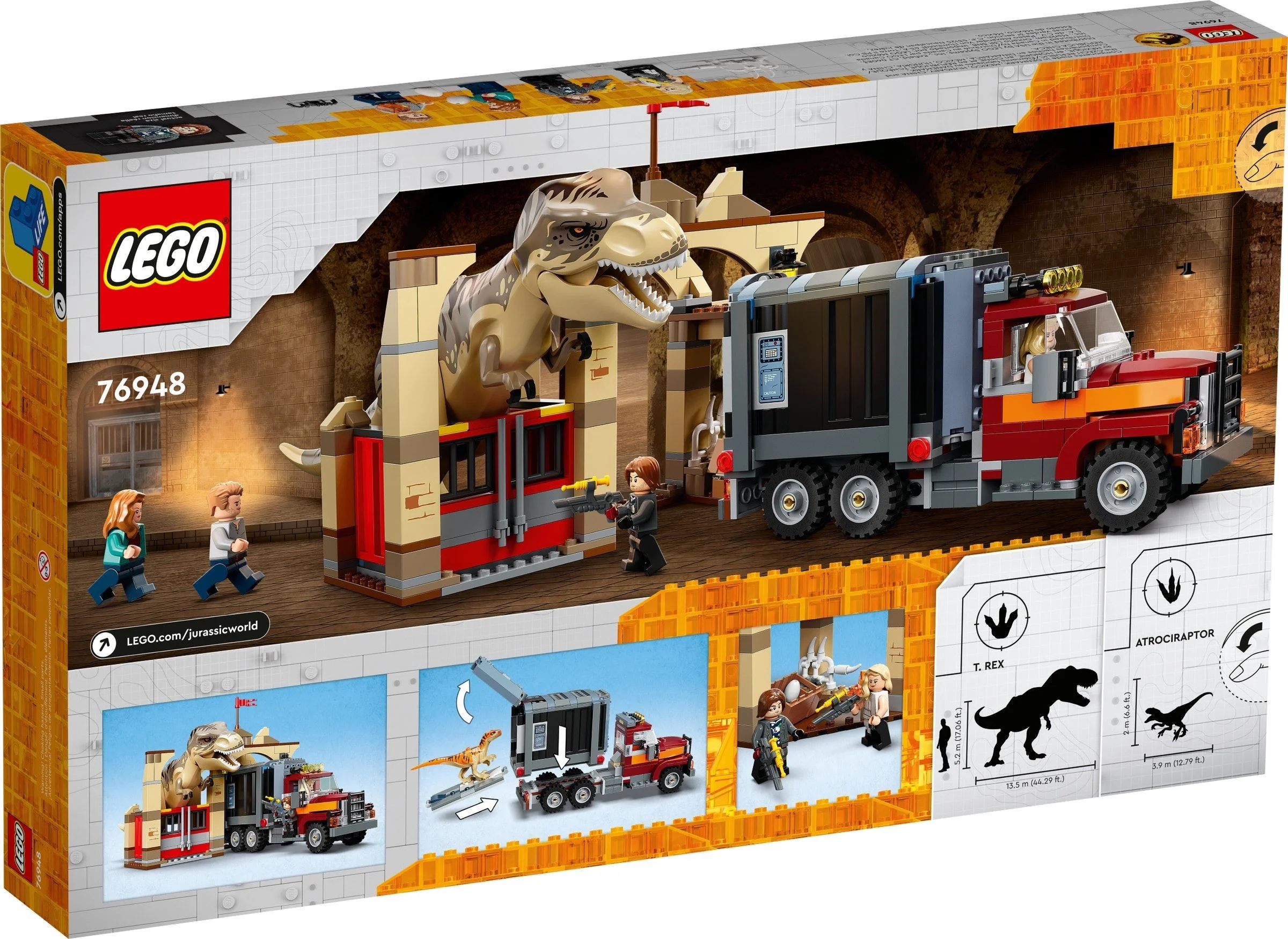 LEGO® 76948 Ucieczka tyranozaura i atrociraptora - zdjęcie 8