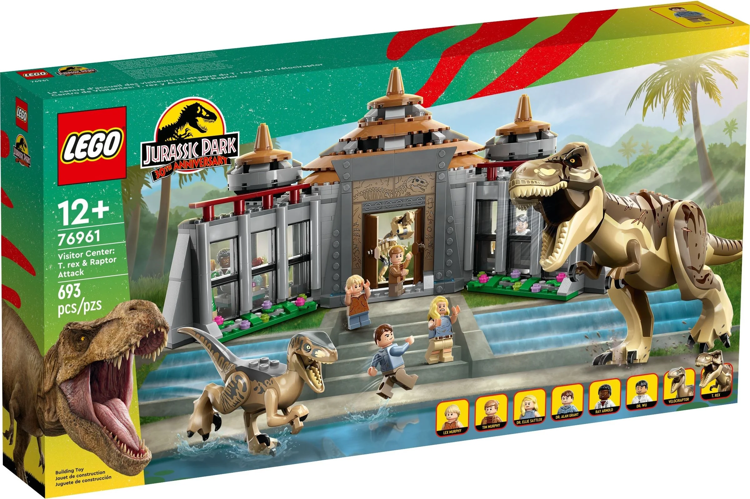 LEGO® 76961 Centrum dla odwiedzających: atak tyranozaura i raptora - zdjęcie 2